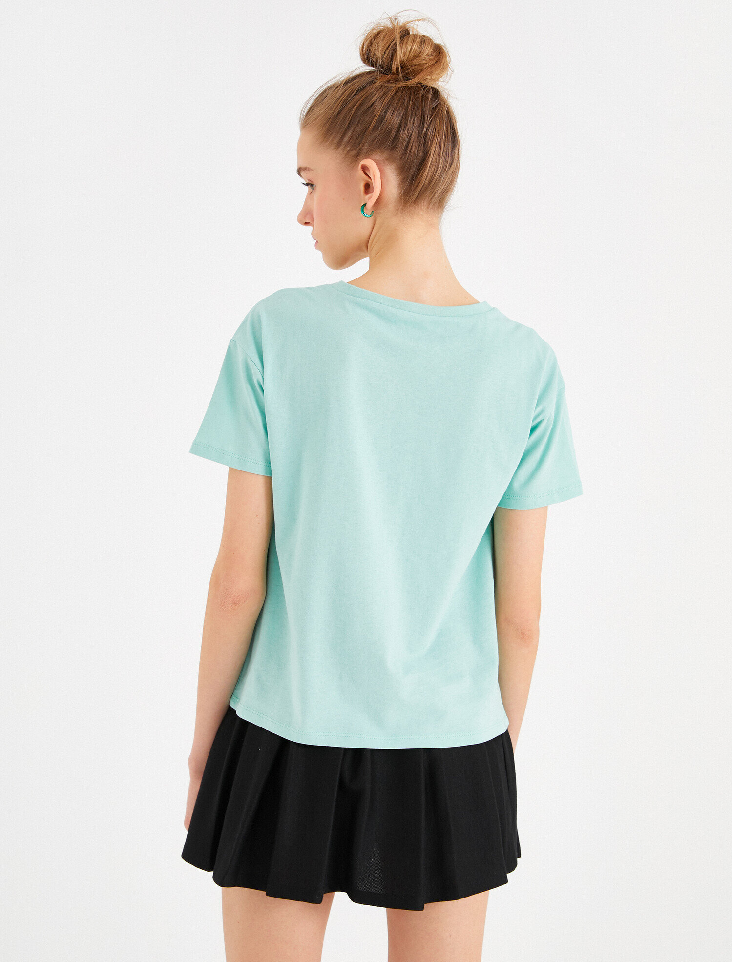   Kısa Kollu Baskılı Tişört