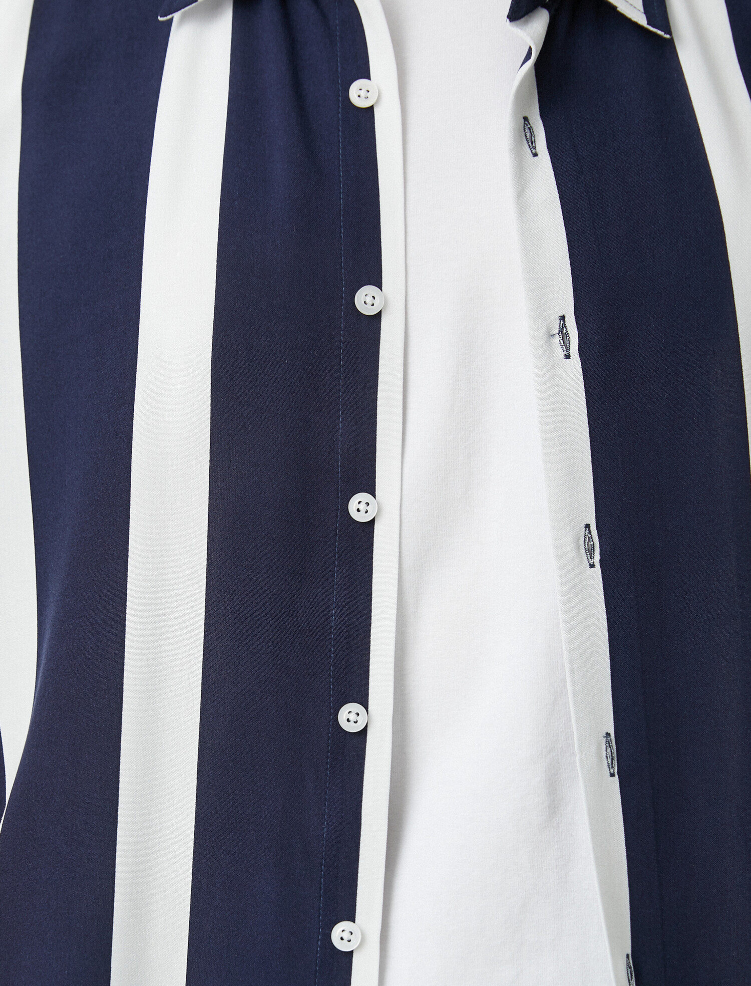   Çizgili Kısa Kollu Gömlek