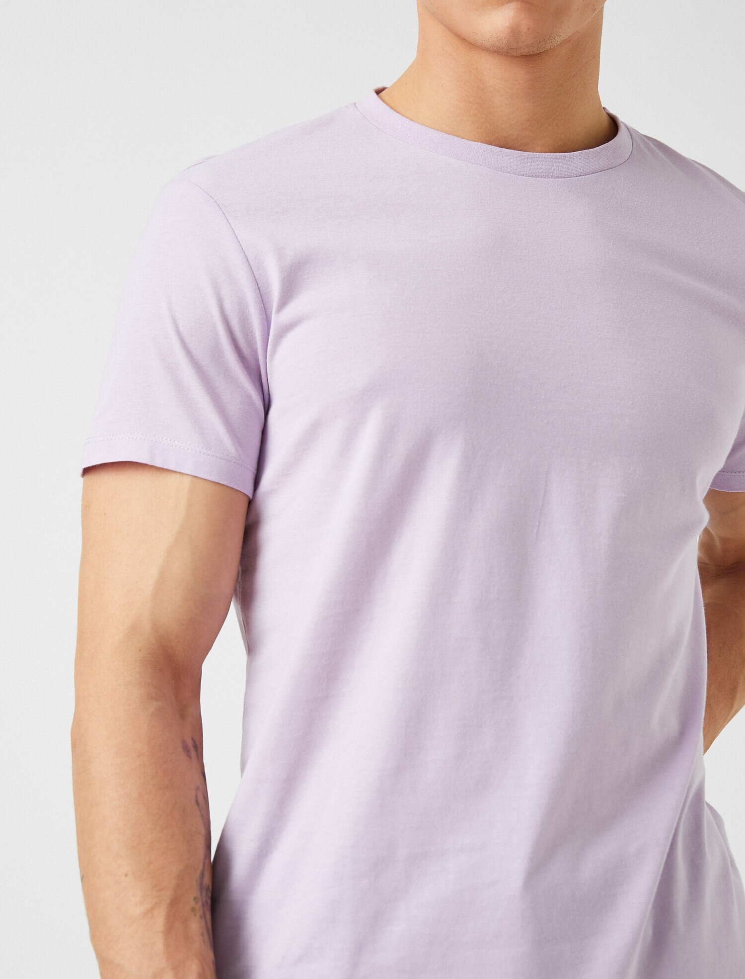   Basic Tişört Bisiklet Yaka