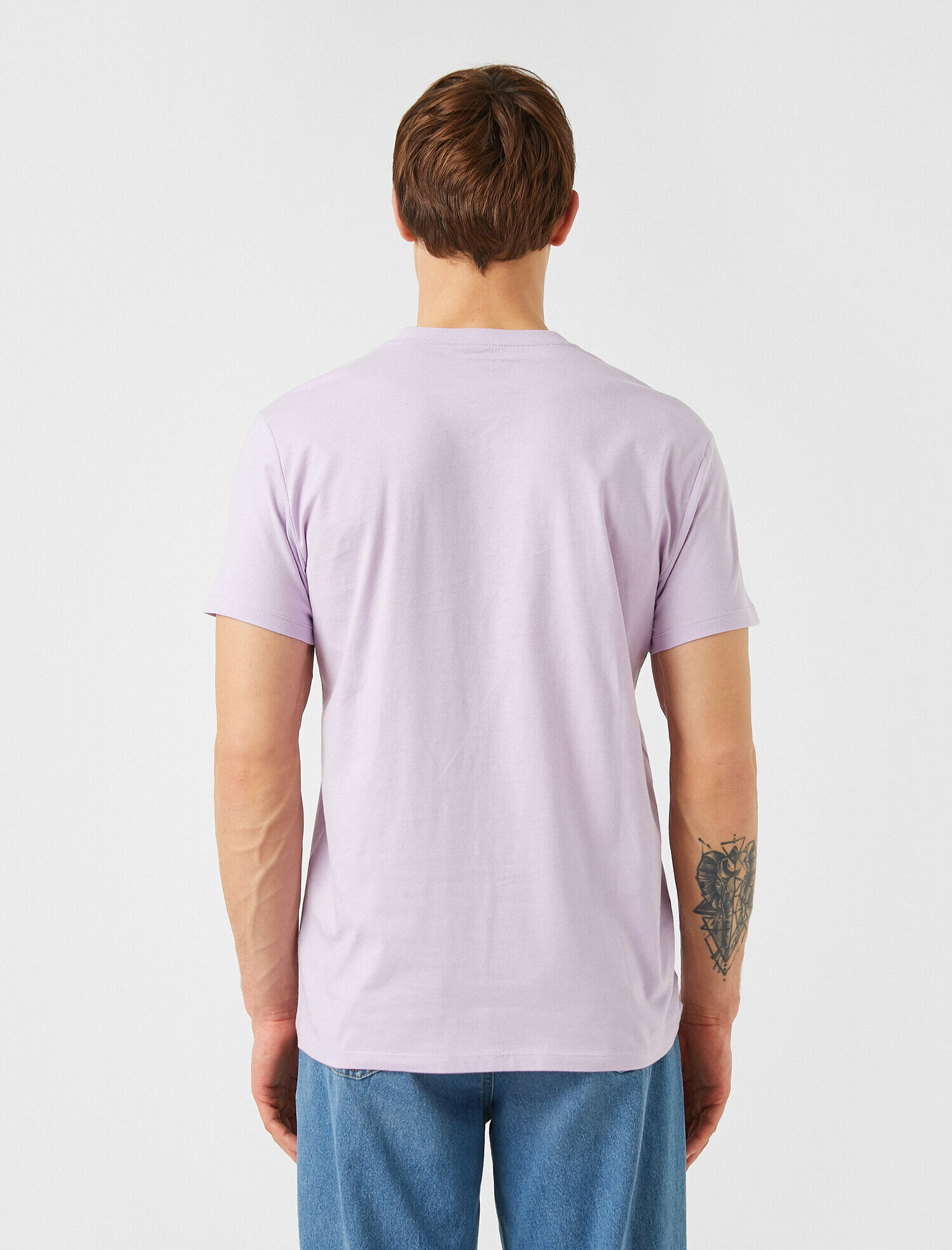   Basic Tişört Bisiklet Yaka