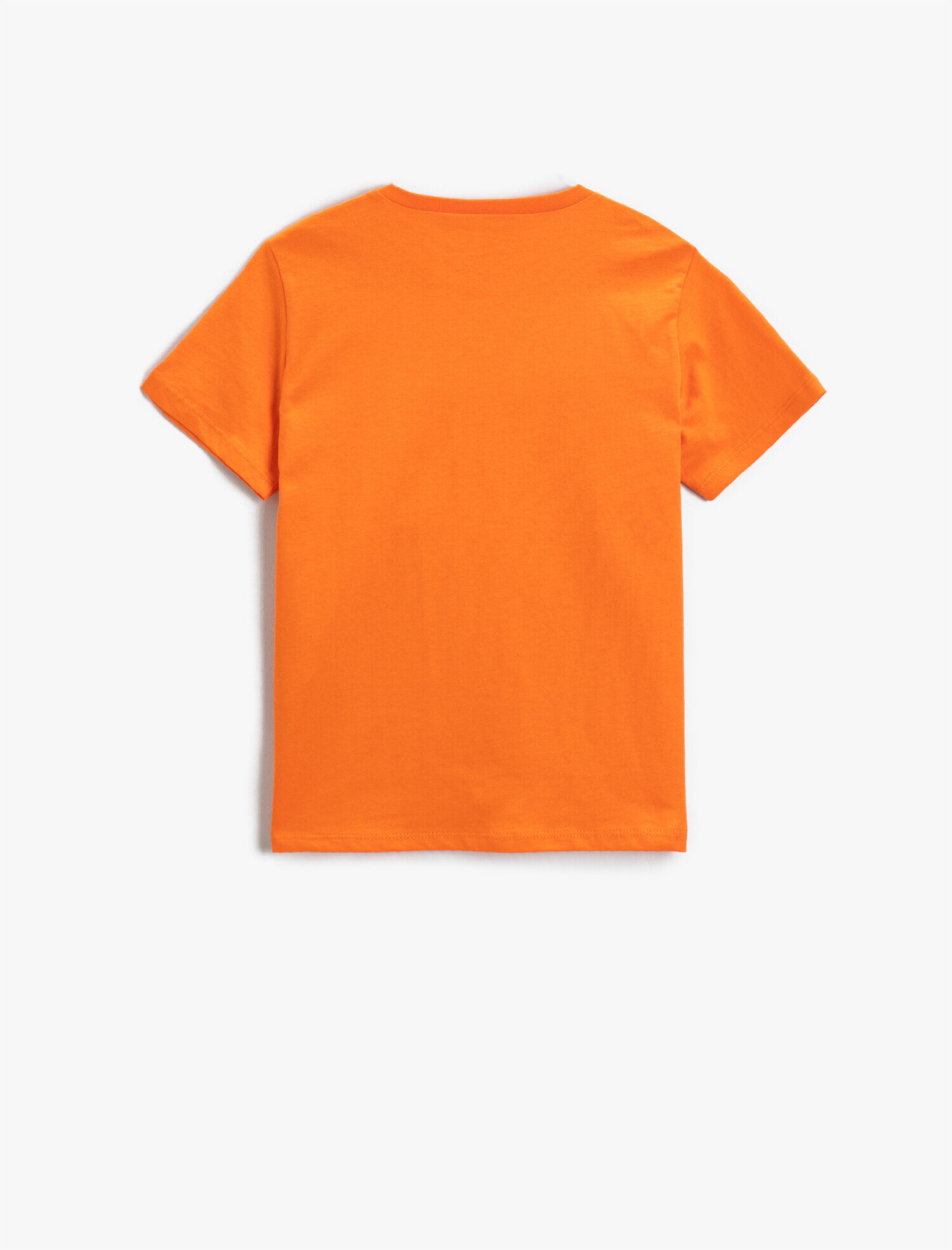  Erkek Çocuk Slogan Baskılı Kısa Kollu Tişört Pamuklu