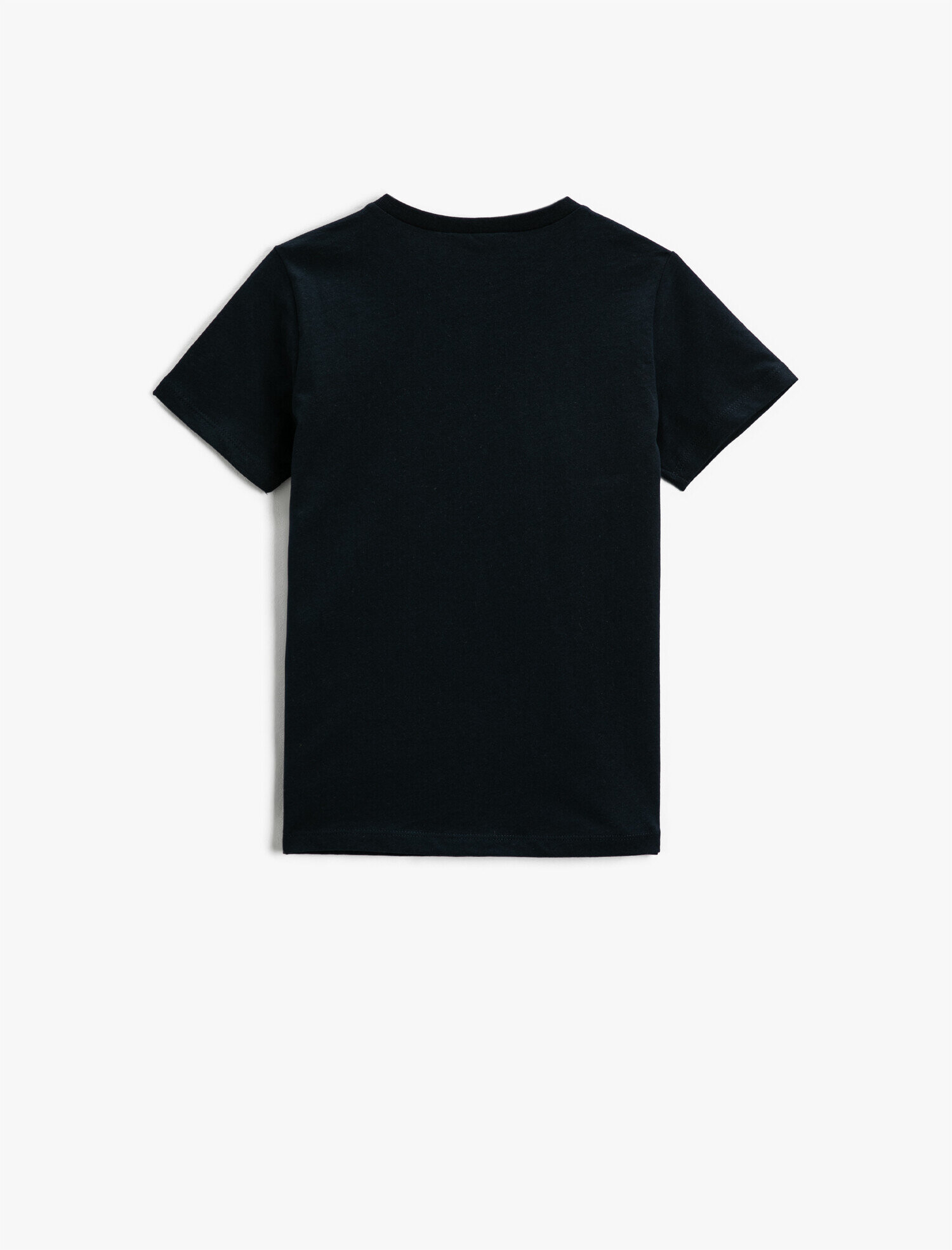  Erkek Çocuk Baskılı Kısa Kollu Tişört Pamuklu Bisiklet Yaka