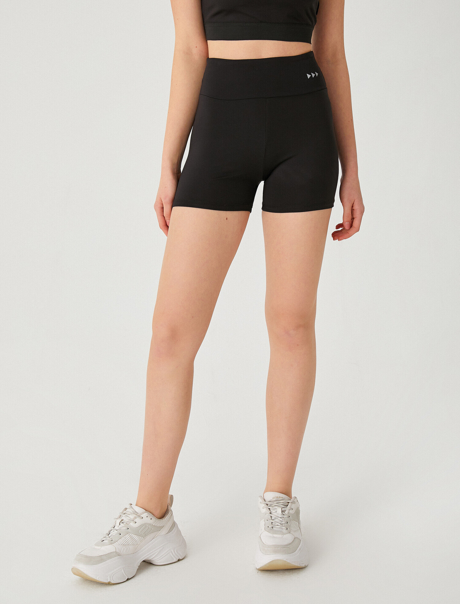   Yüksek Bel Kısa Spor Taytı