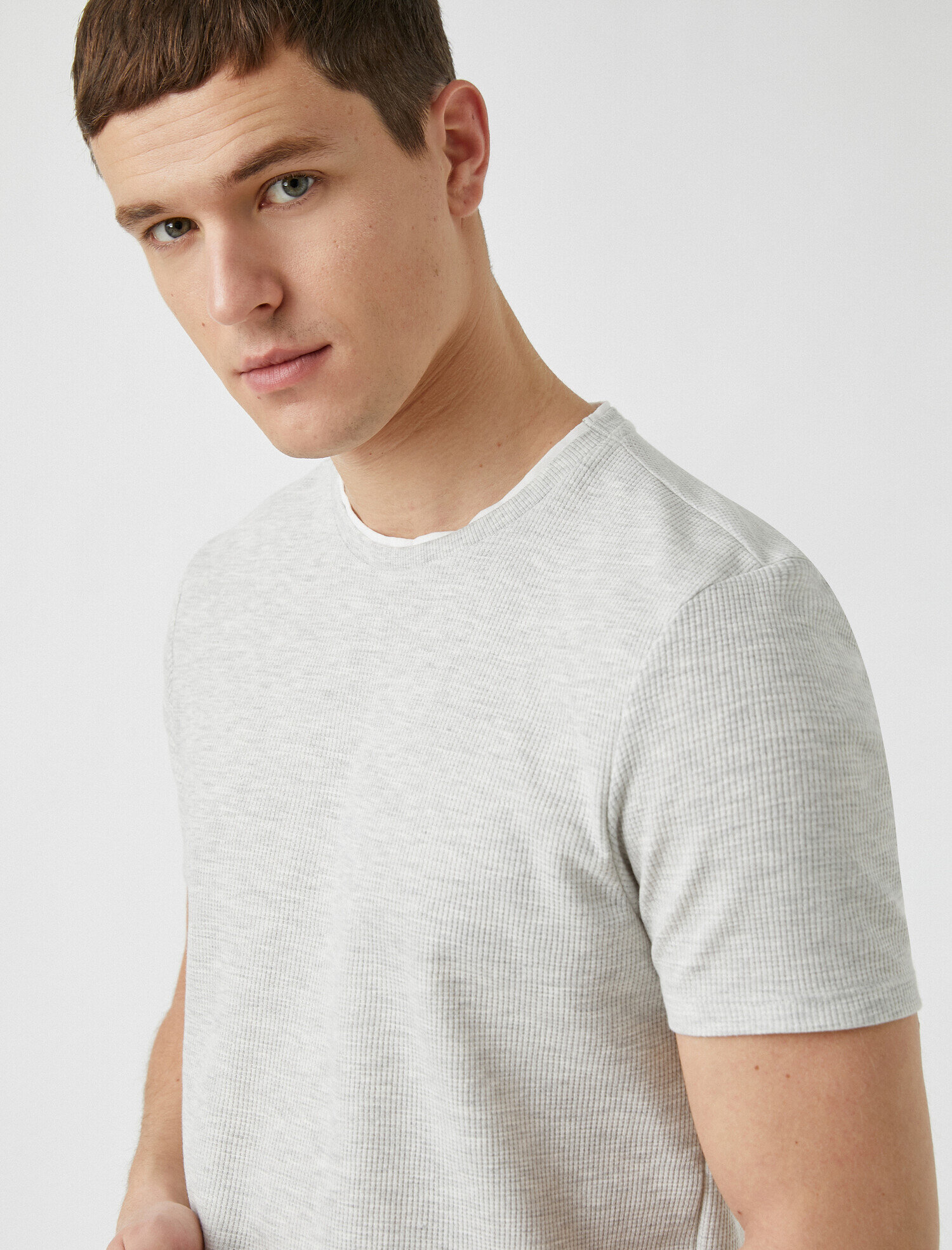 Basic Tişört Bisiklet Yaka