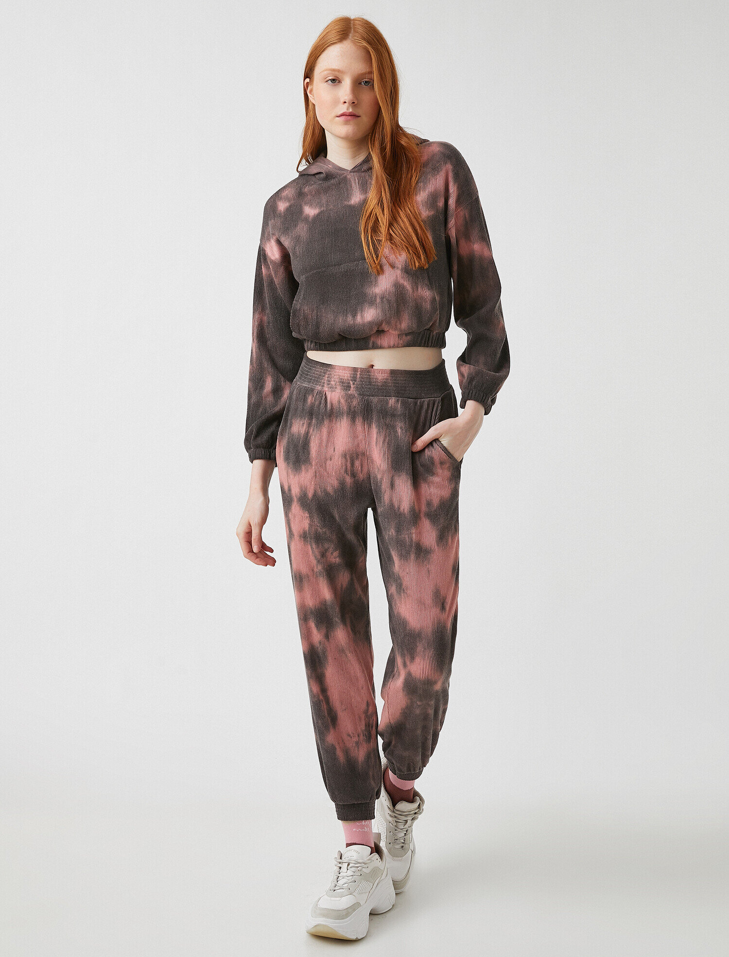   Jogger Eşofman Altı Beli Lastikli Cepli