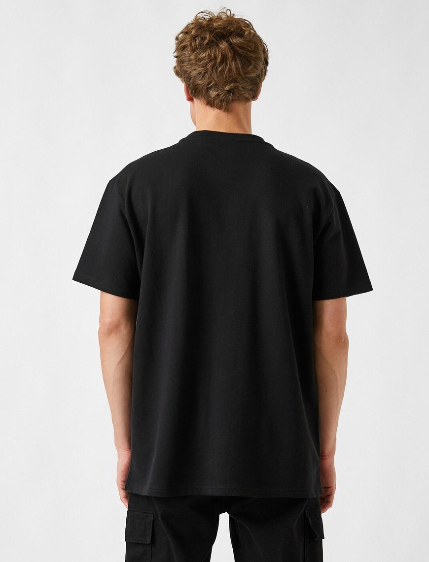   Berlin Baskılı Oversize Tişört