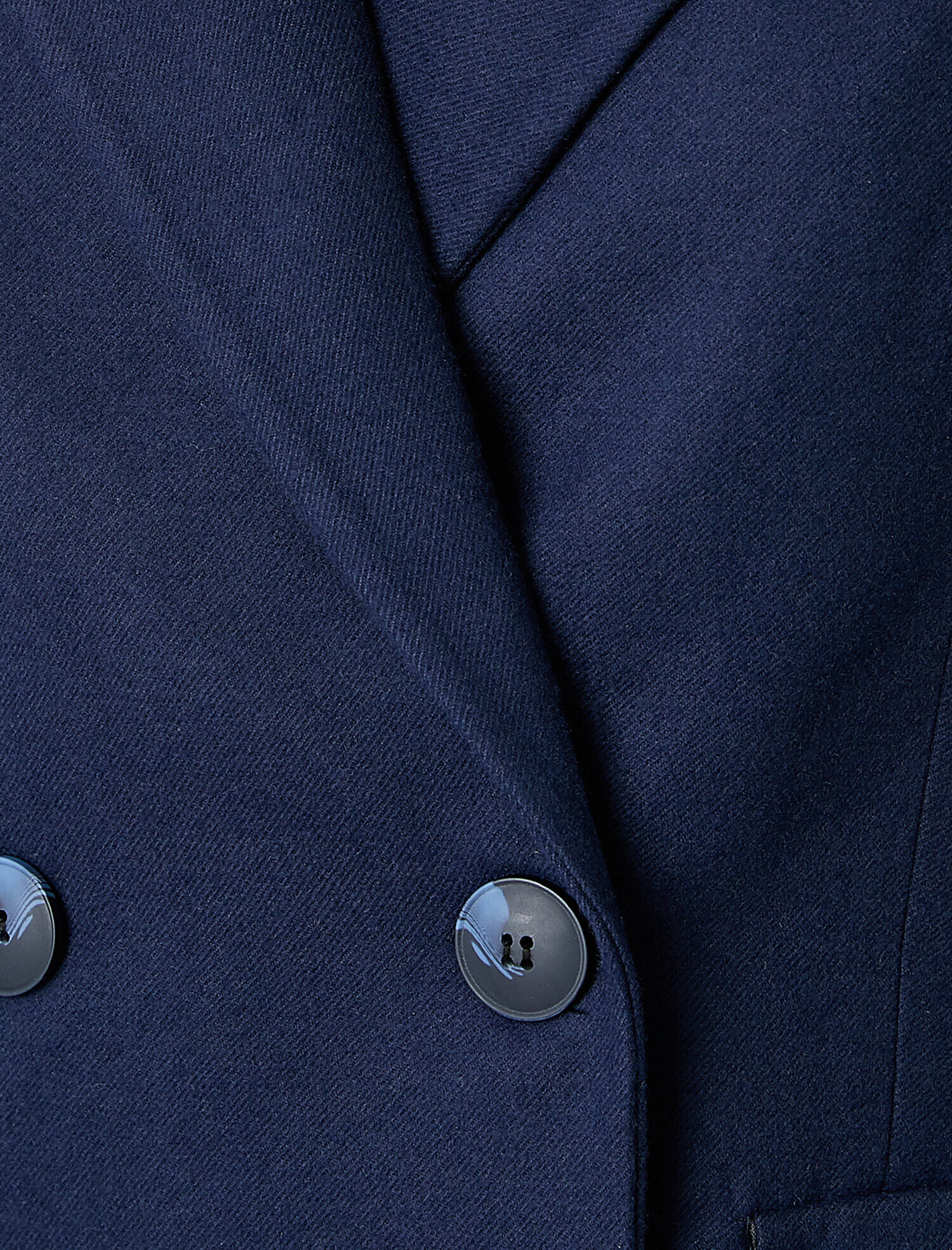   Kruvaze Düğmeli Katlı Yaka Blazer Ceket