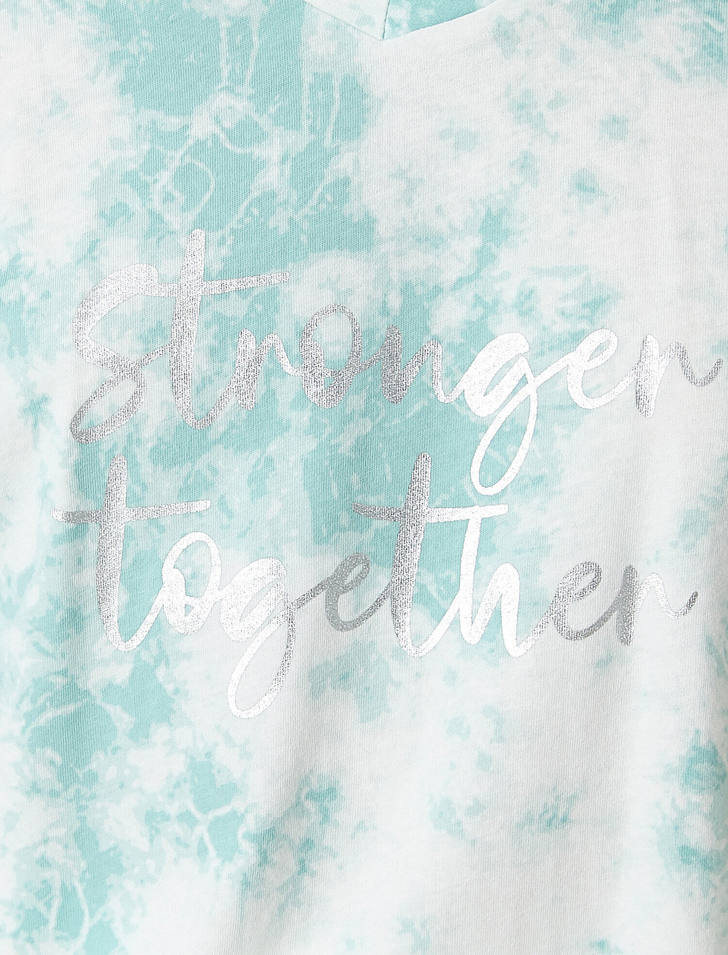   Kısa Kollu Desenli Pamuklu Tişört