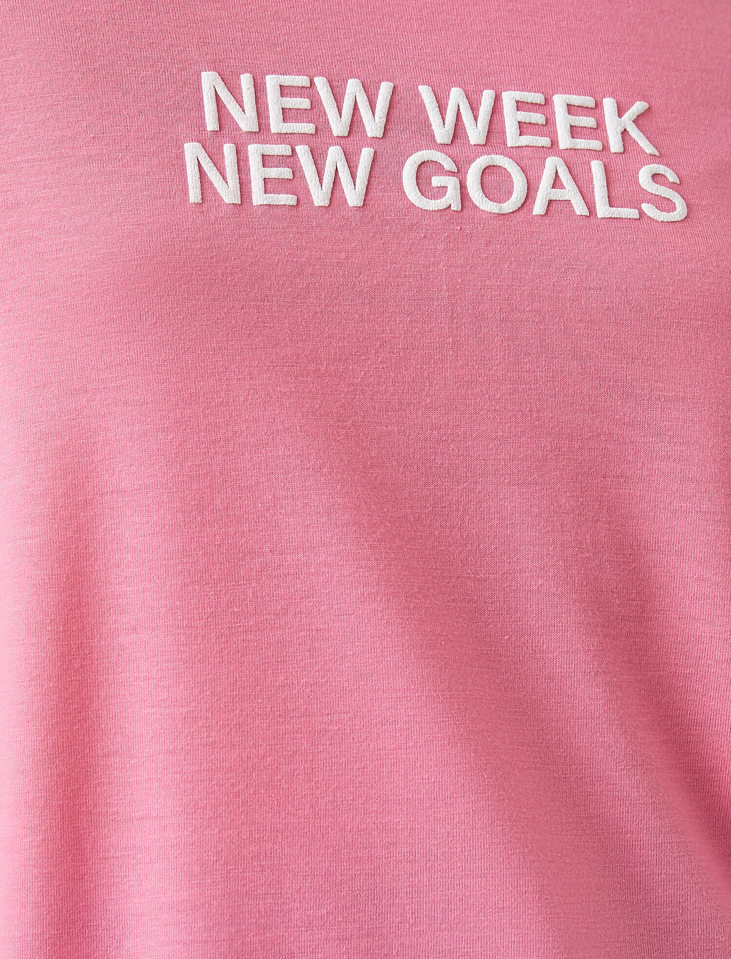   Bisiklet Yaka Baskılı Tişört