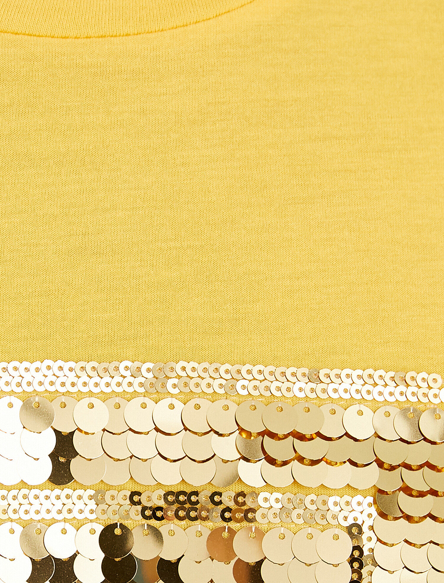   Payetli Kısa Kollu Tişört