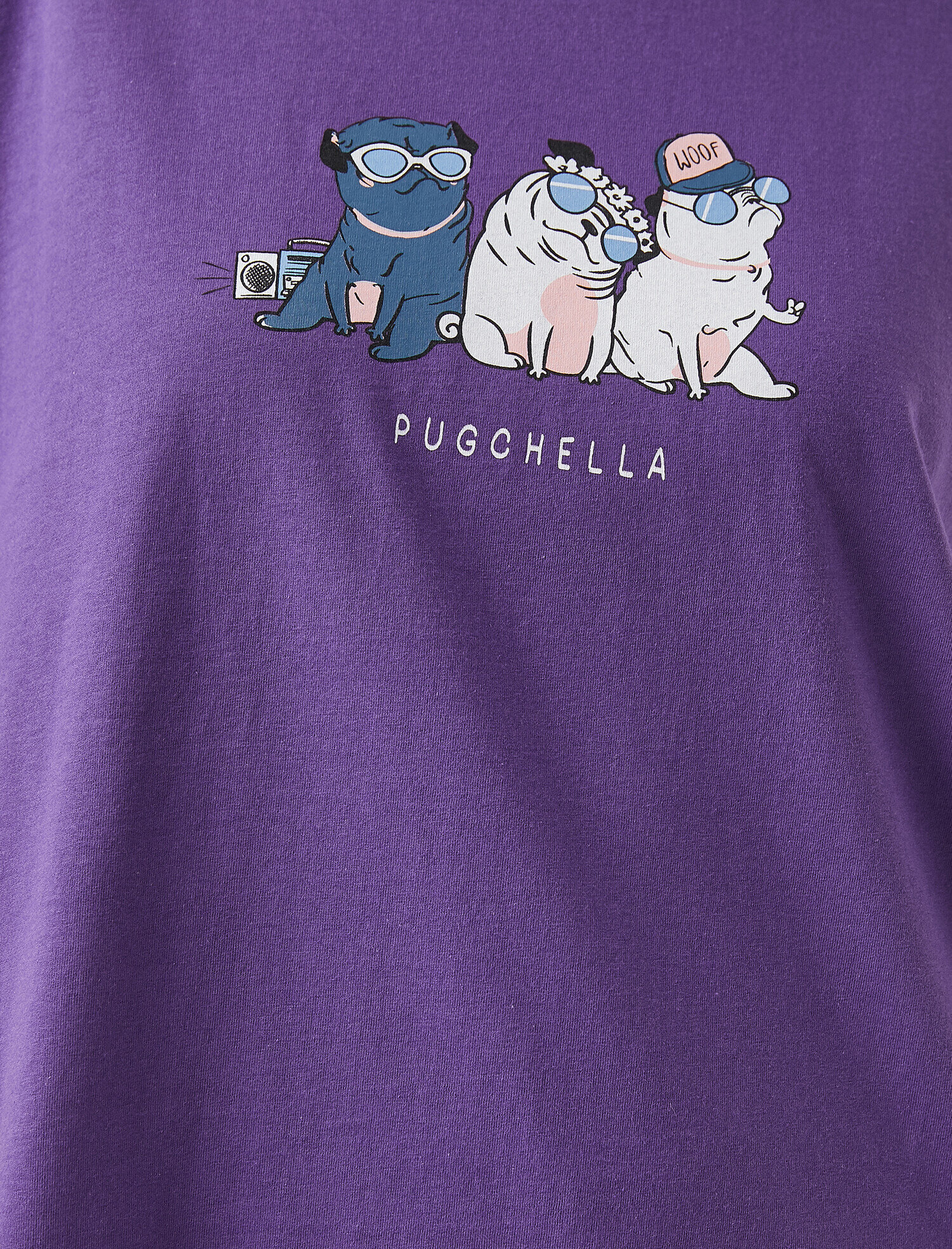   Baskılı Kısa Kollu Pamuklu Tişört