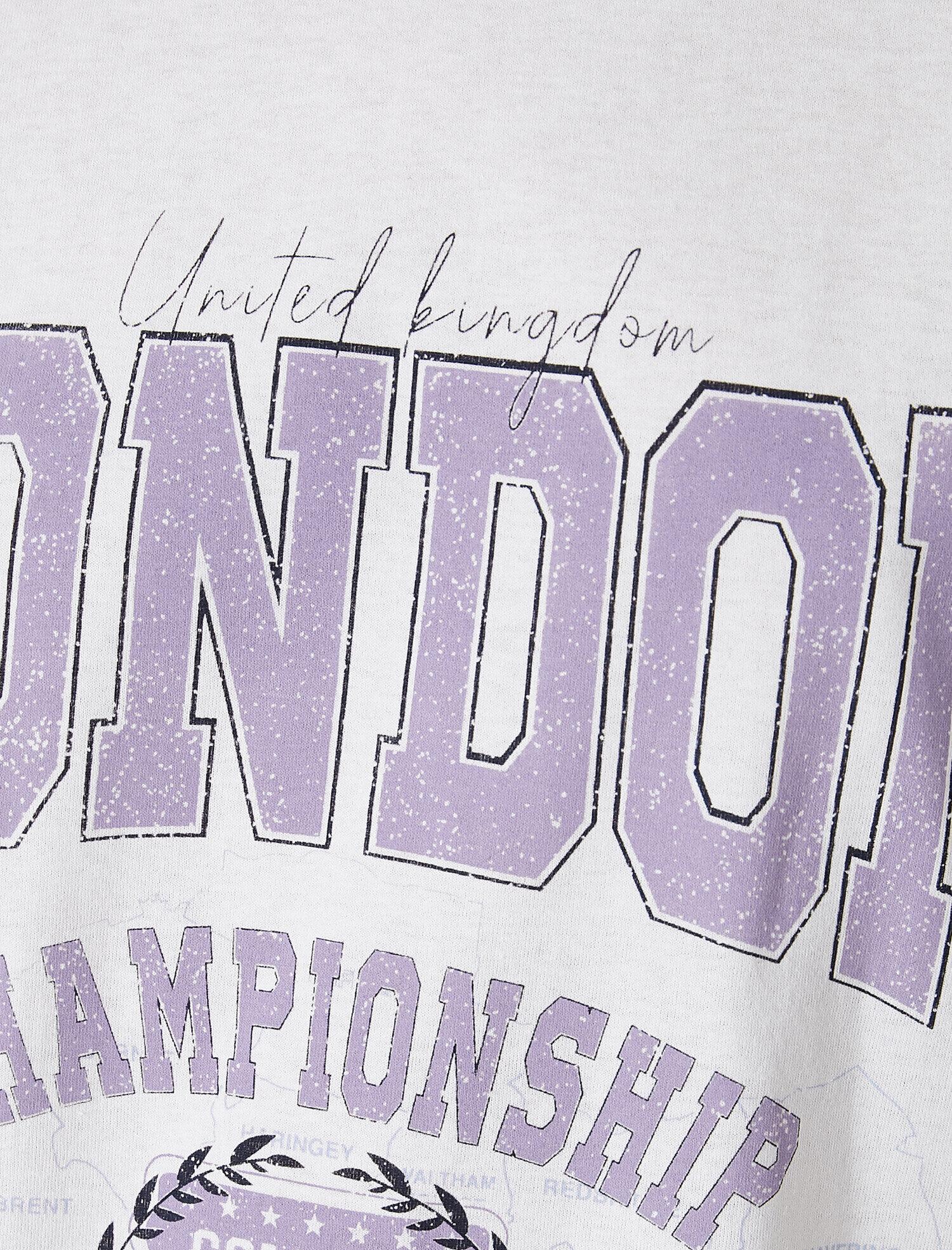 Baskılı Kısa Kollu Pamuklu Tişört