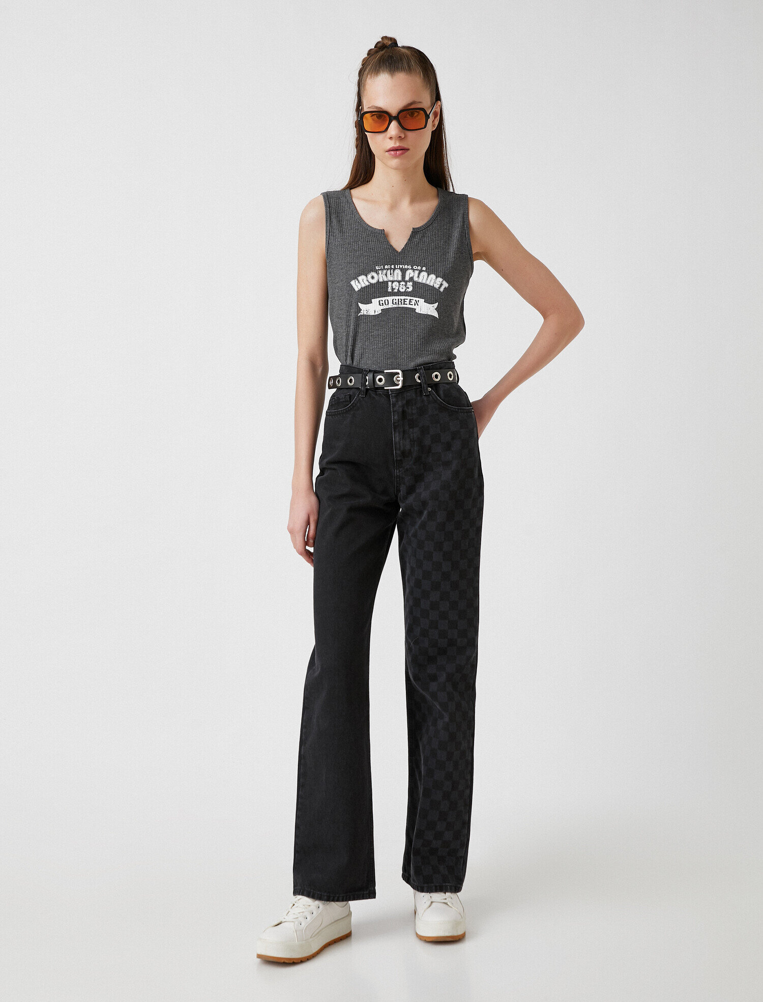   Askılı Baskılı Atlet