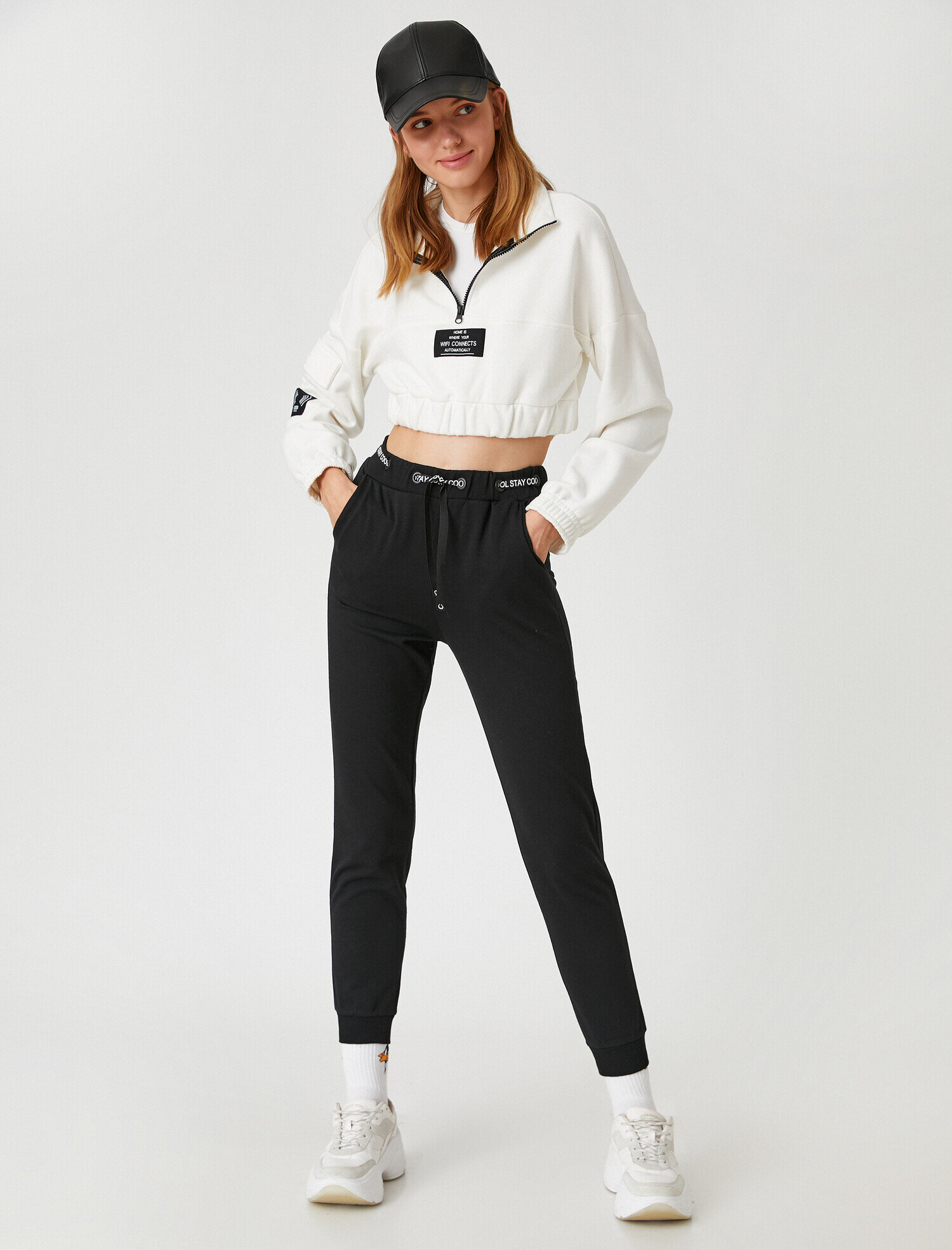   Jogger Eşofman Altı Beli Bağlamalı