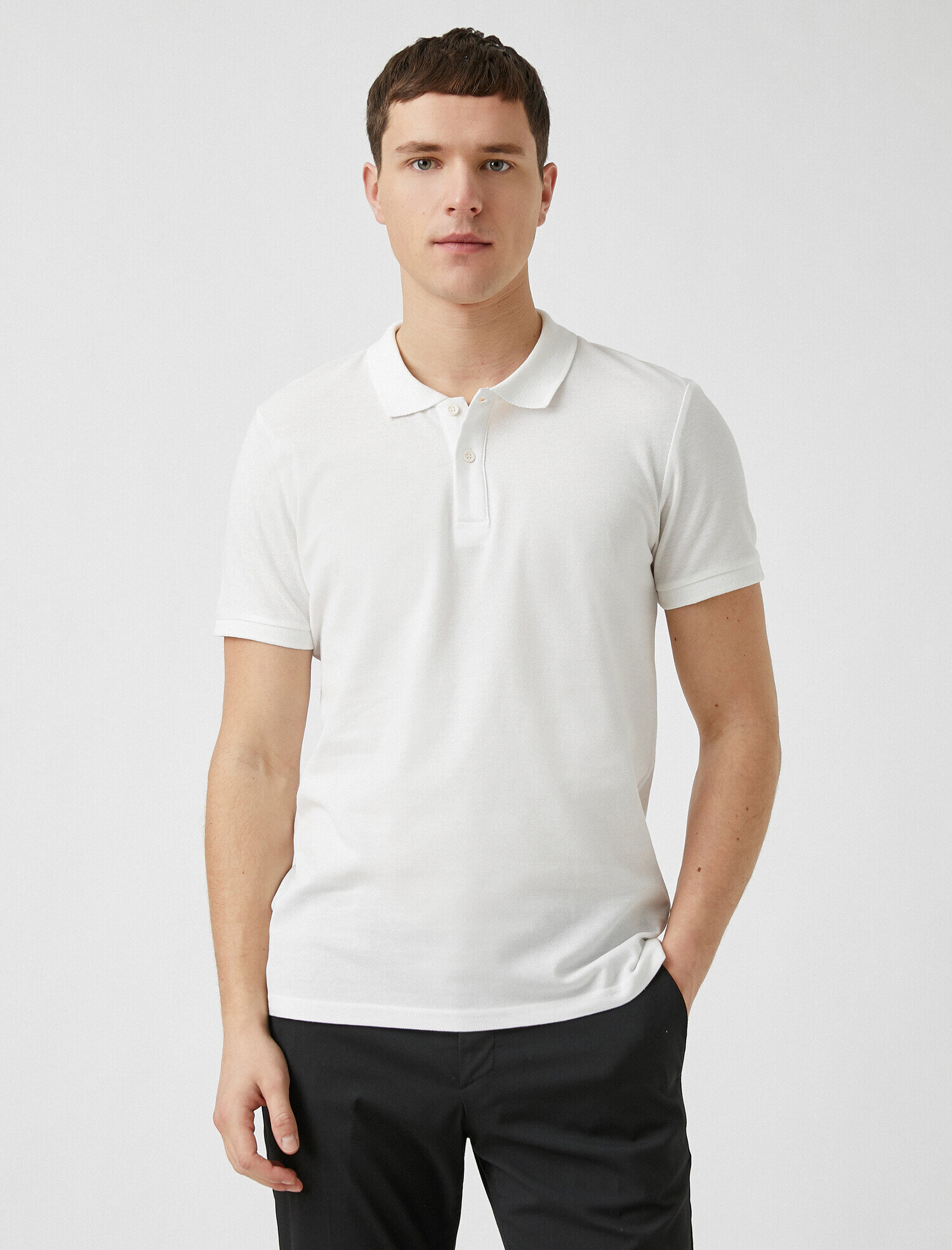   Basic Polo Yaka Tişört