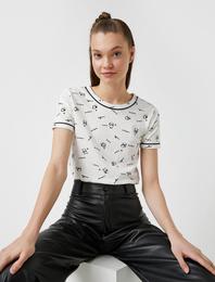 Kısa Kollu Slim Fit Tişört