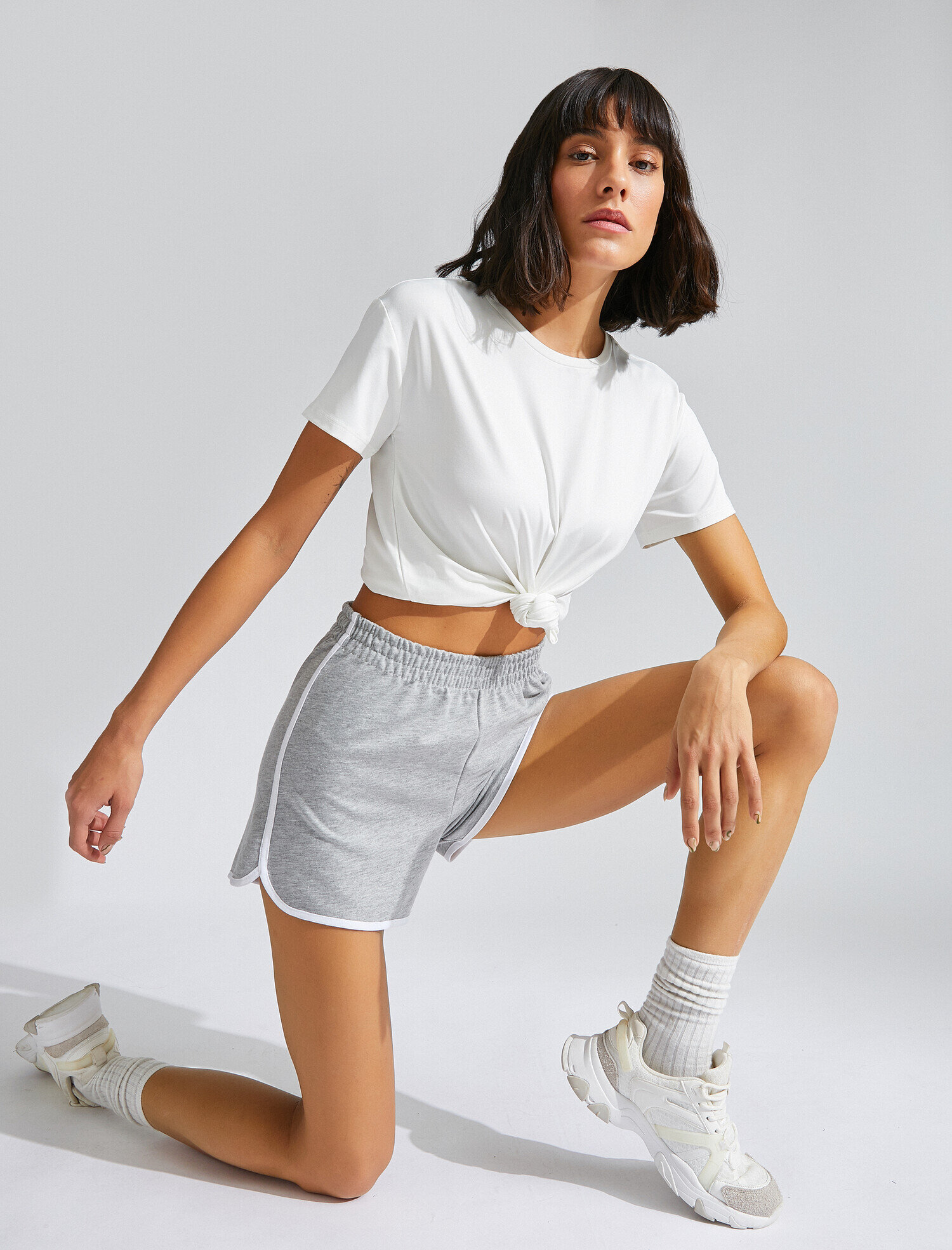   Bisiklet Yaka Basic Spor Tişört