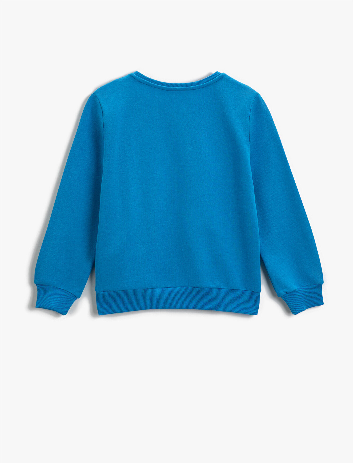  Erkek Çocuk Basic Cepli Sweatshirt Uzun Kollu Pamuklu