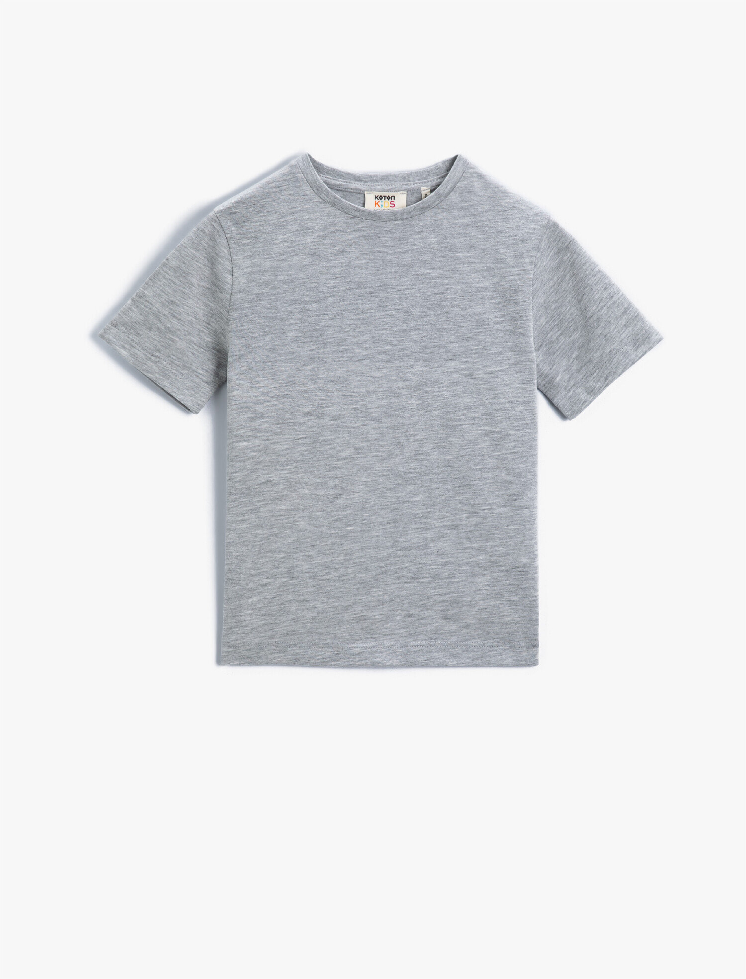  Erkek Çocuk Basic Kısa Kollu Tişört Pamuklu
