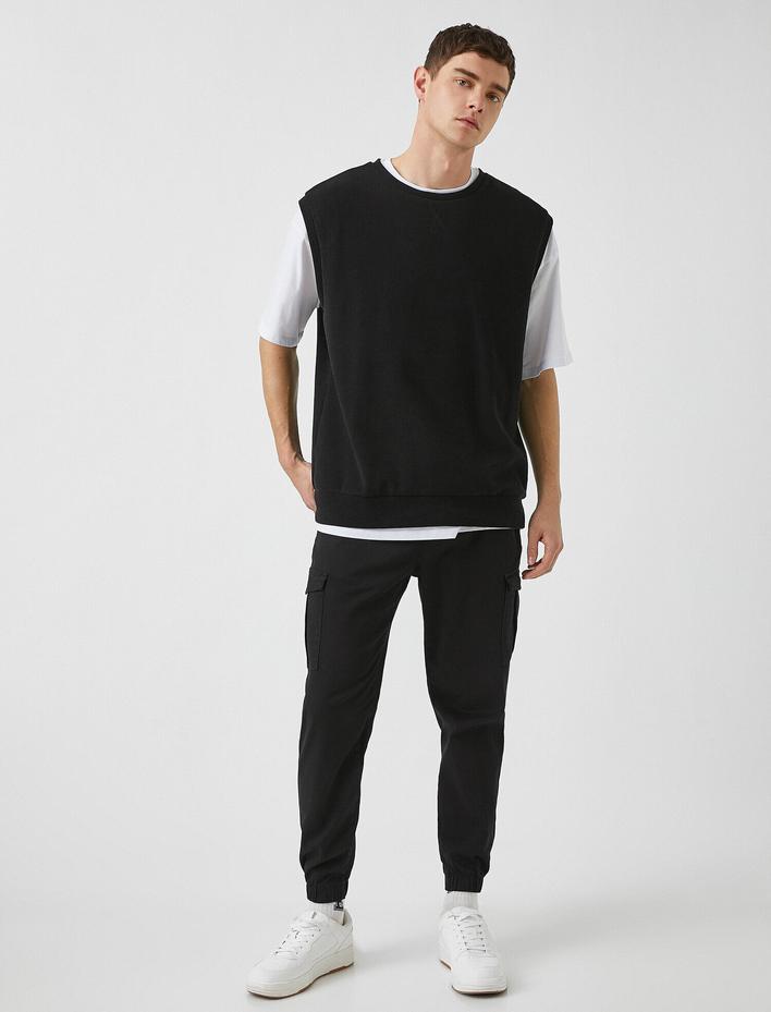  Tapered Fit Jogger Kargo Pantolon