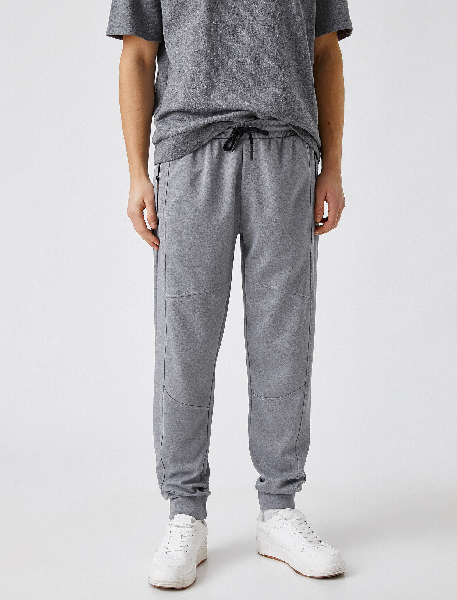   Fermuarlı Cepli Eşofman Altı