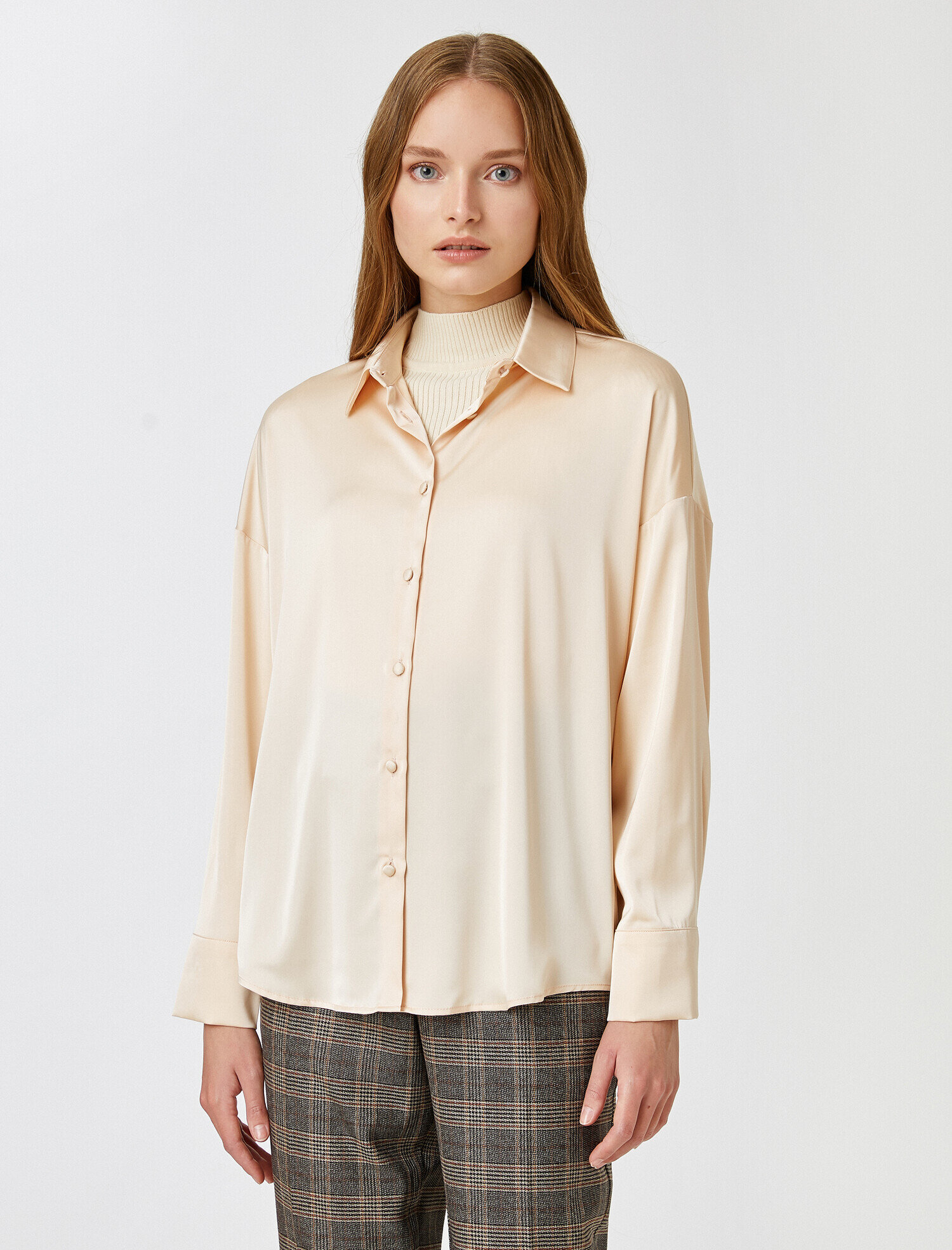   Basic Gömlek Uzun Kollu