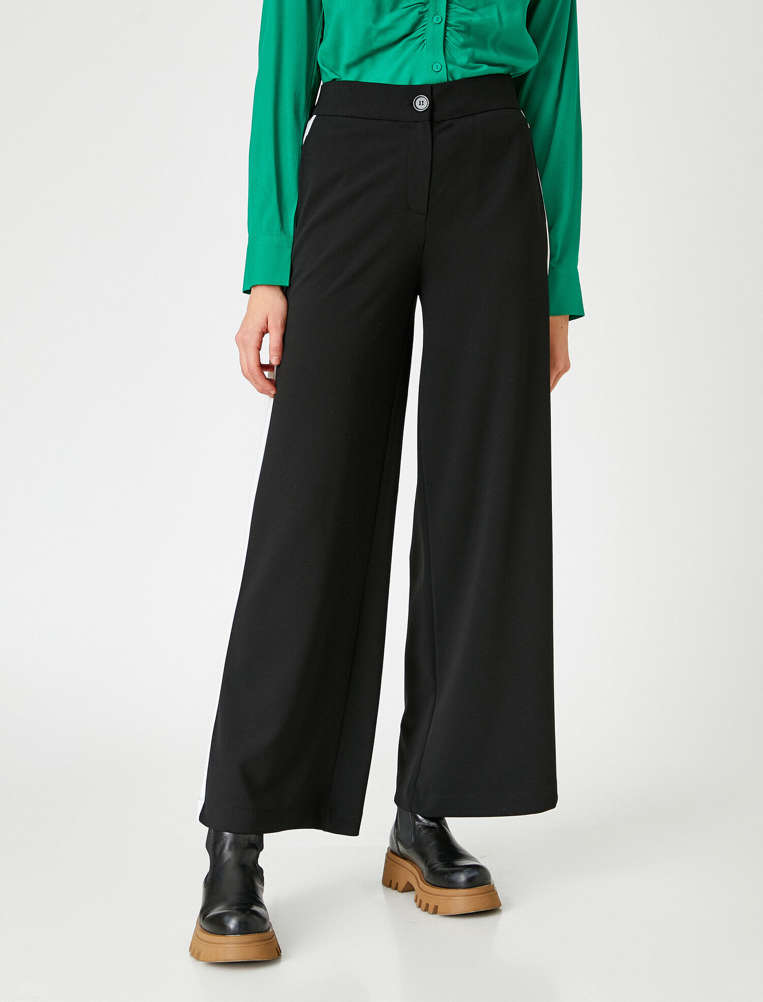   Cepli Çizgili Pantolon