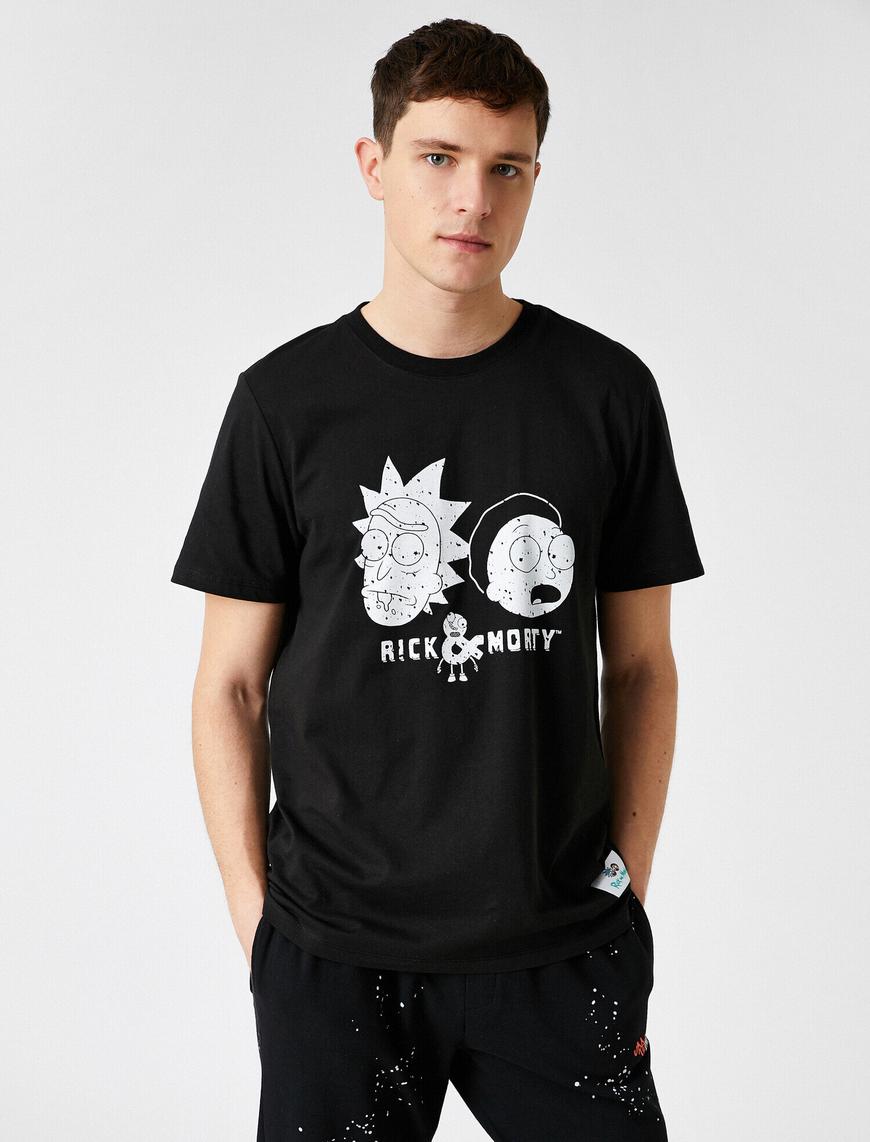   Rick and Morty Tişört Lisanslı Baskılı