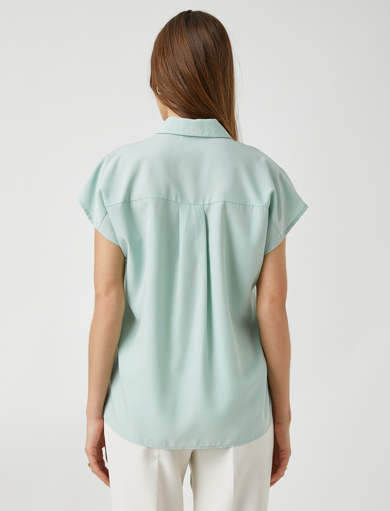   Kısa Kollu Gömlek Cepli