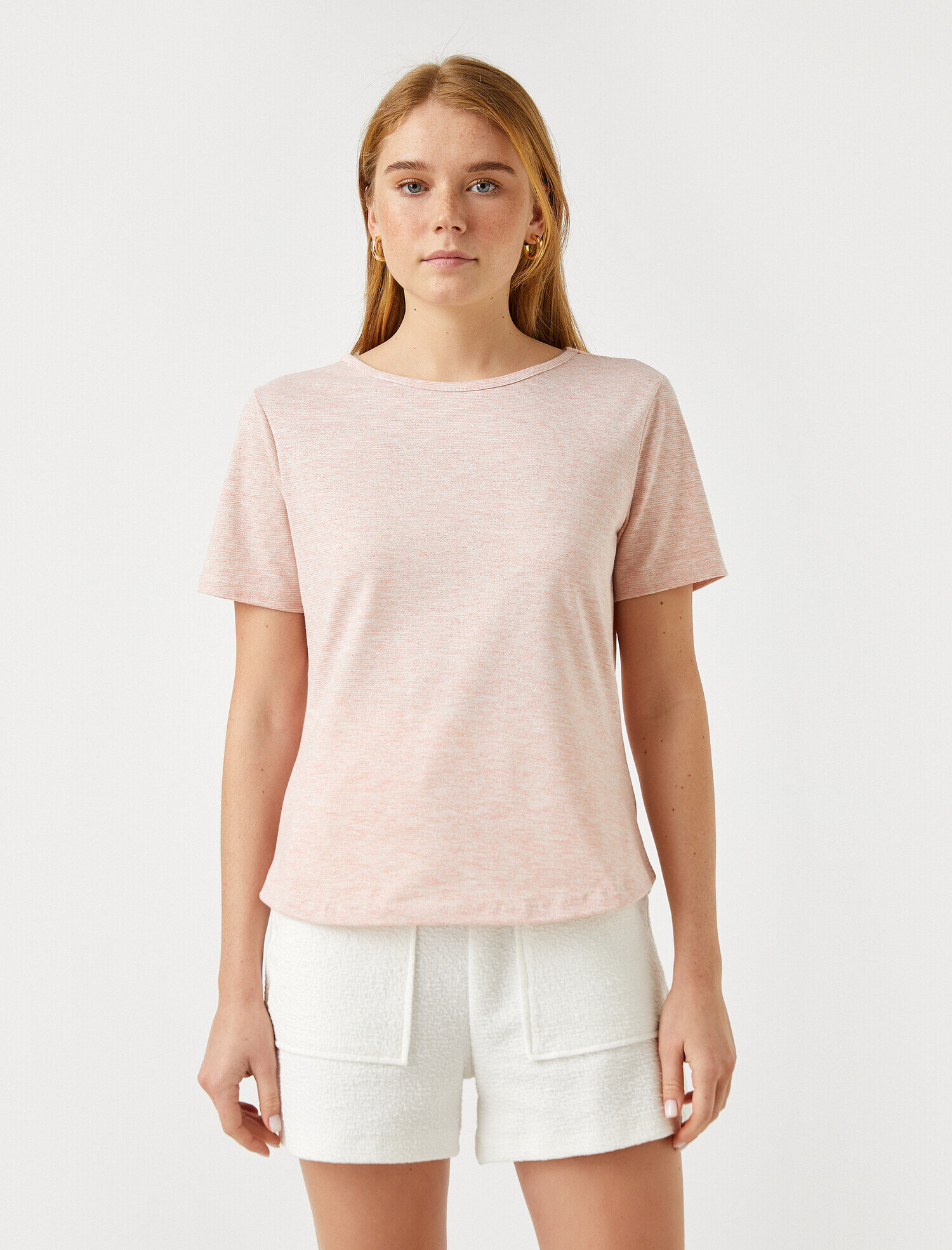   Bisiklet Yaka Kısa Kollu Tişört