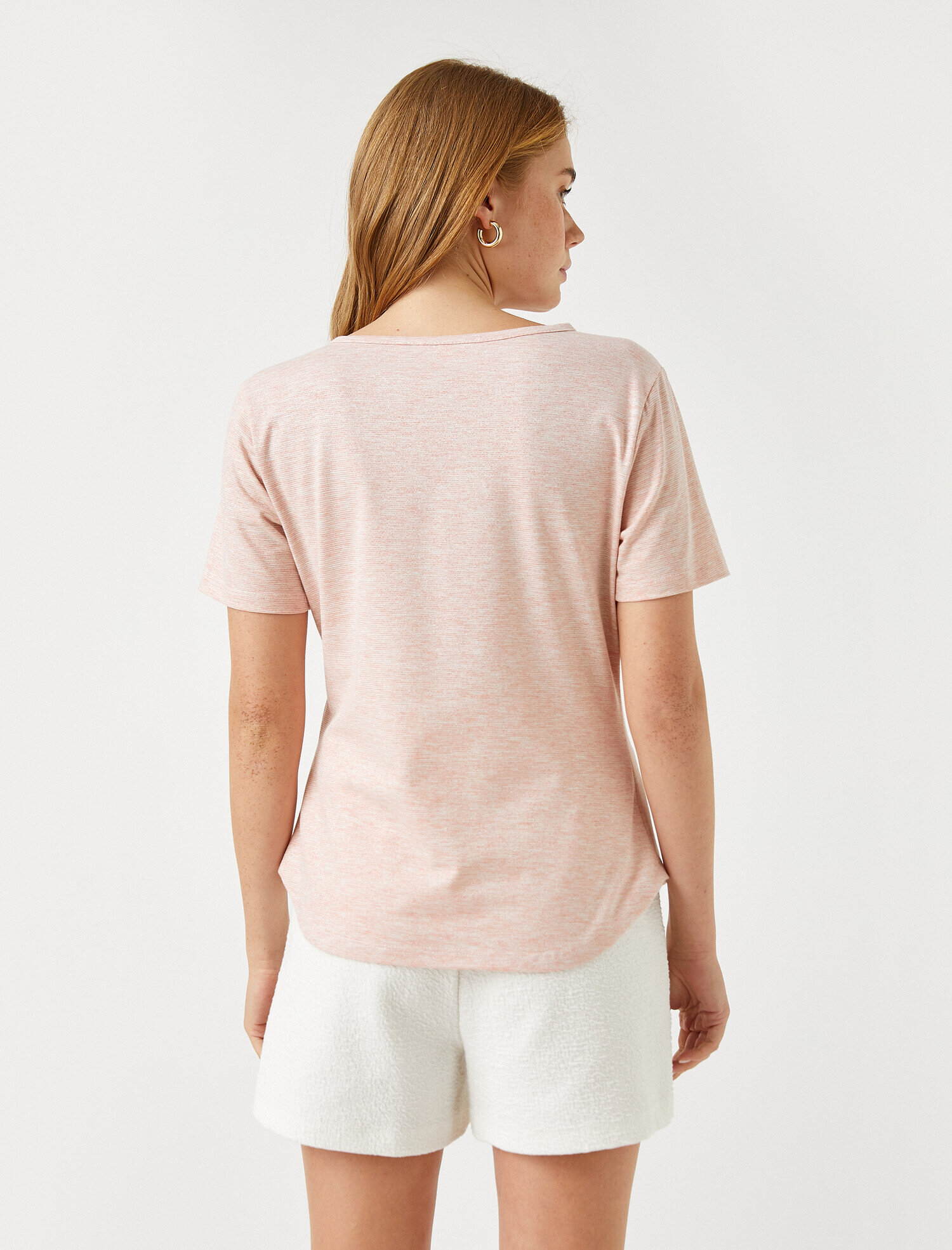   Bisiklet Yaka Kısa Kollu Tişört