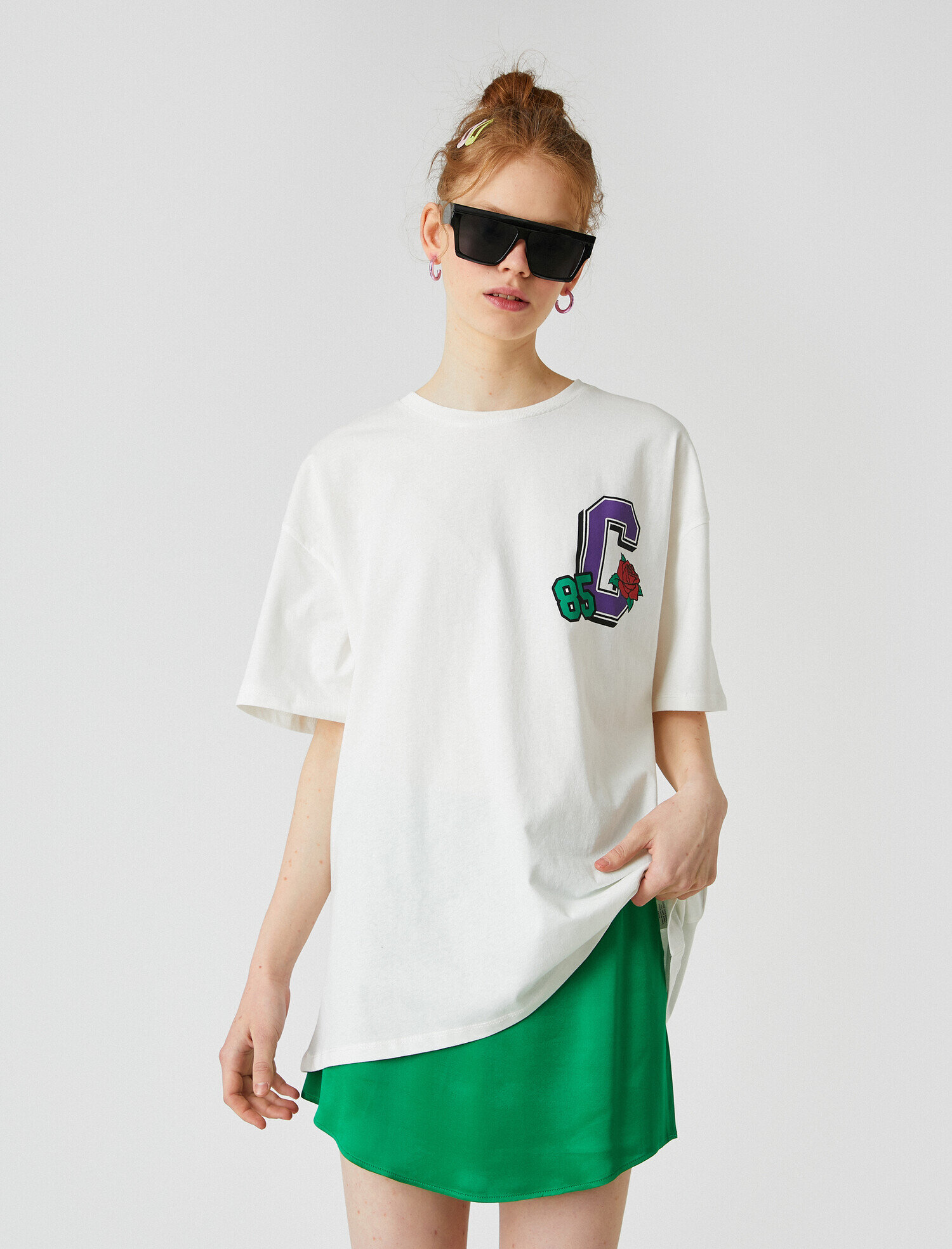   Kısa Kollu Baskılı Tişört