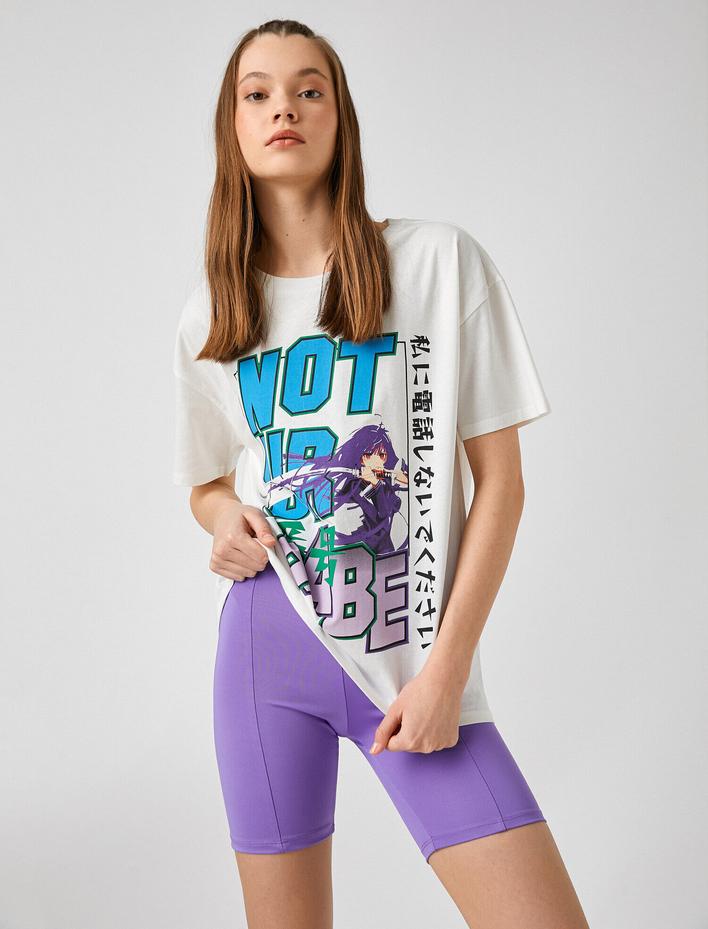  Kısa Kollu Bisiklet Yaka Tişört