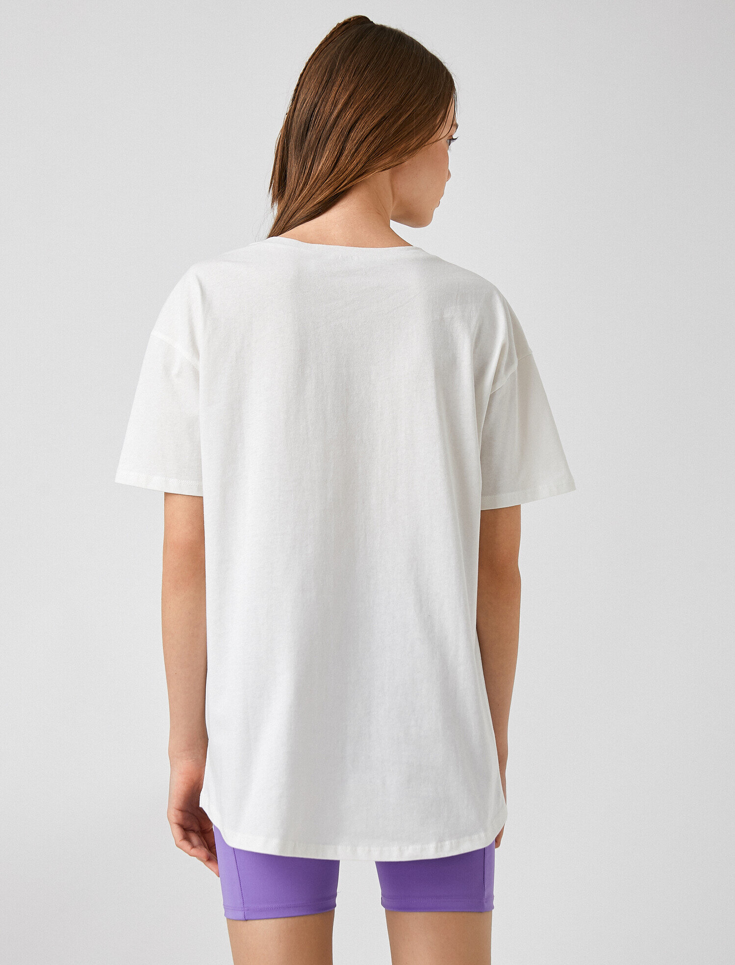   Kısa Kollu Bisiklet Yaka Tişört