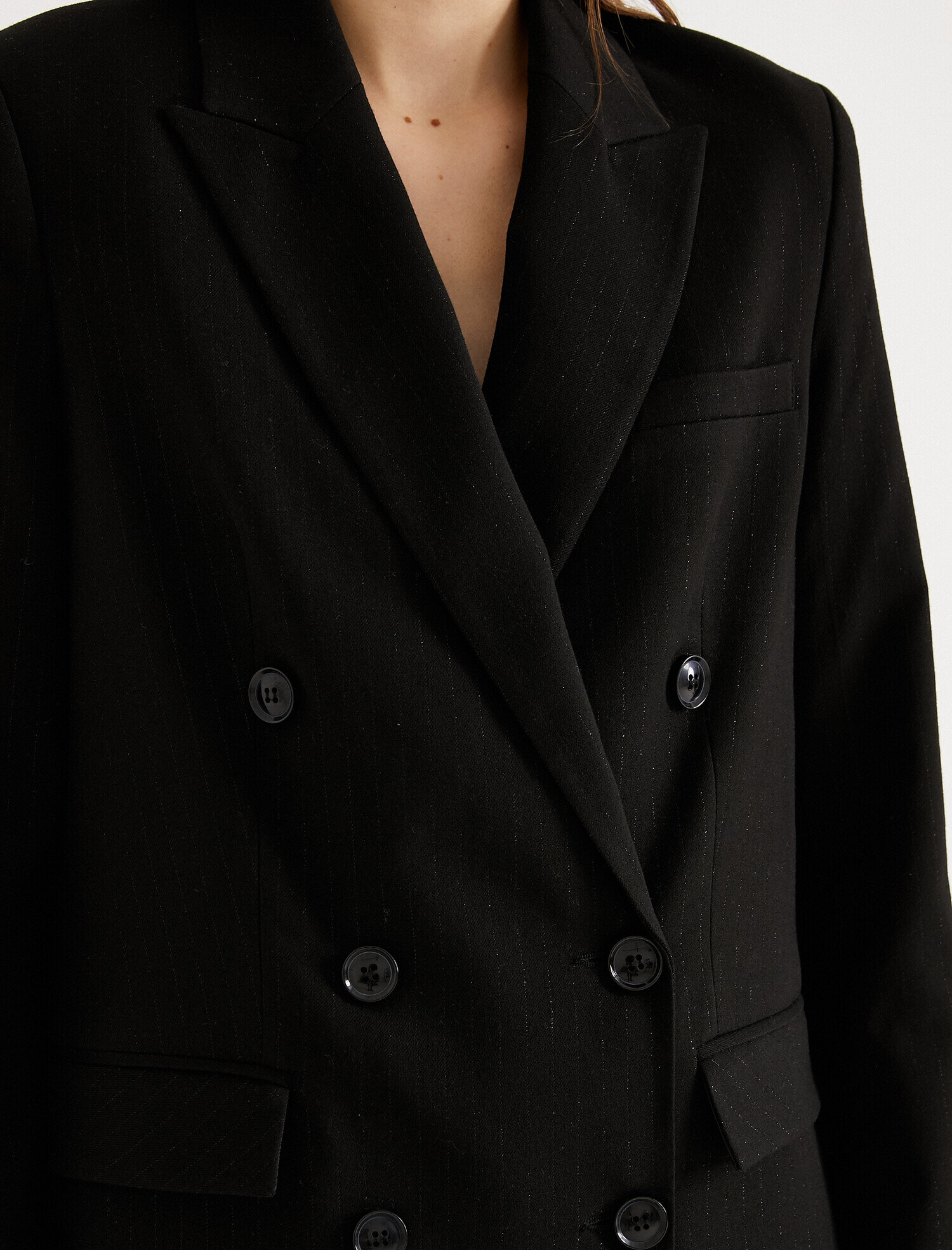   Kruvaze Yaka Blazer Ceket