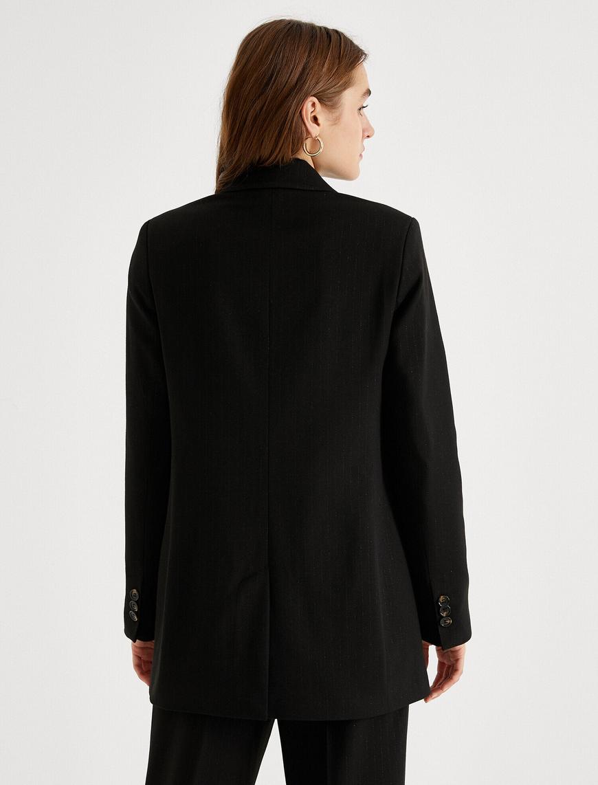   Kruvaze Yaka Blazer Ceket