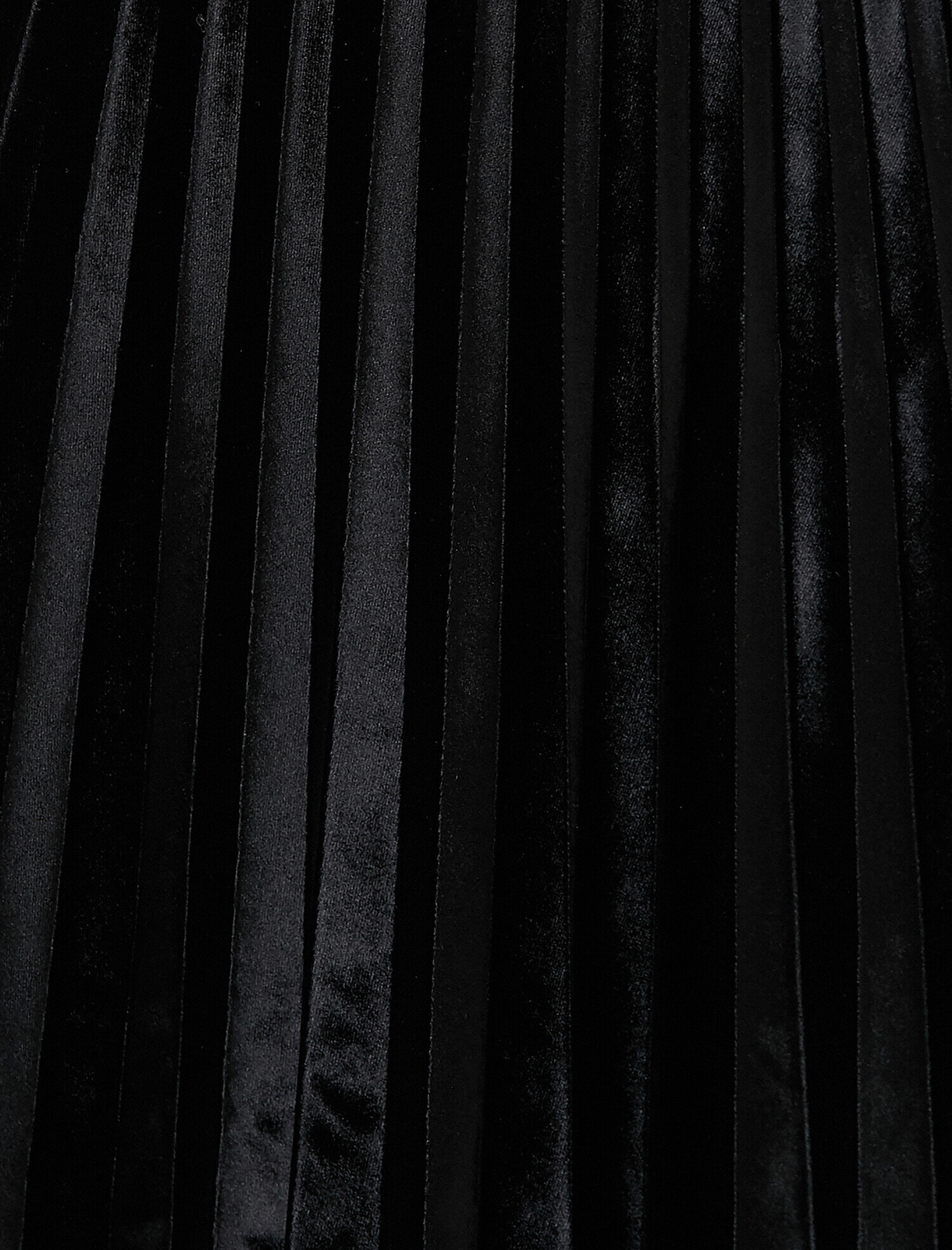   Pileli Saten Midi Etek