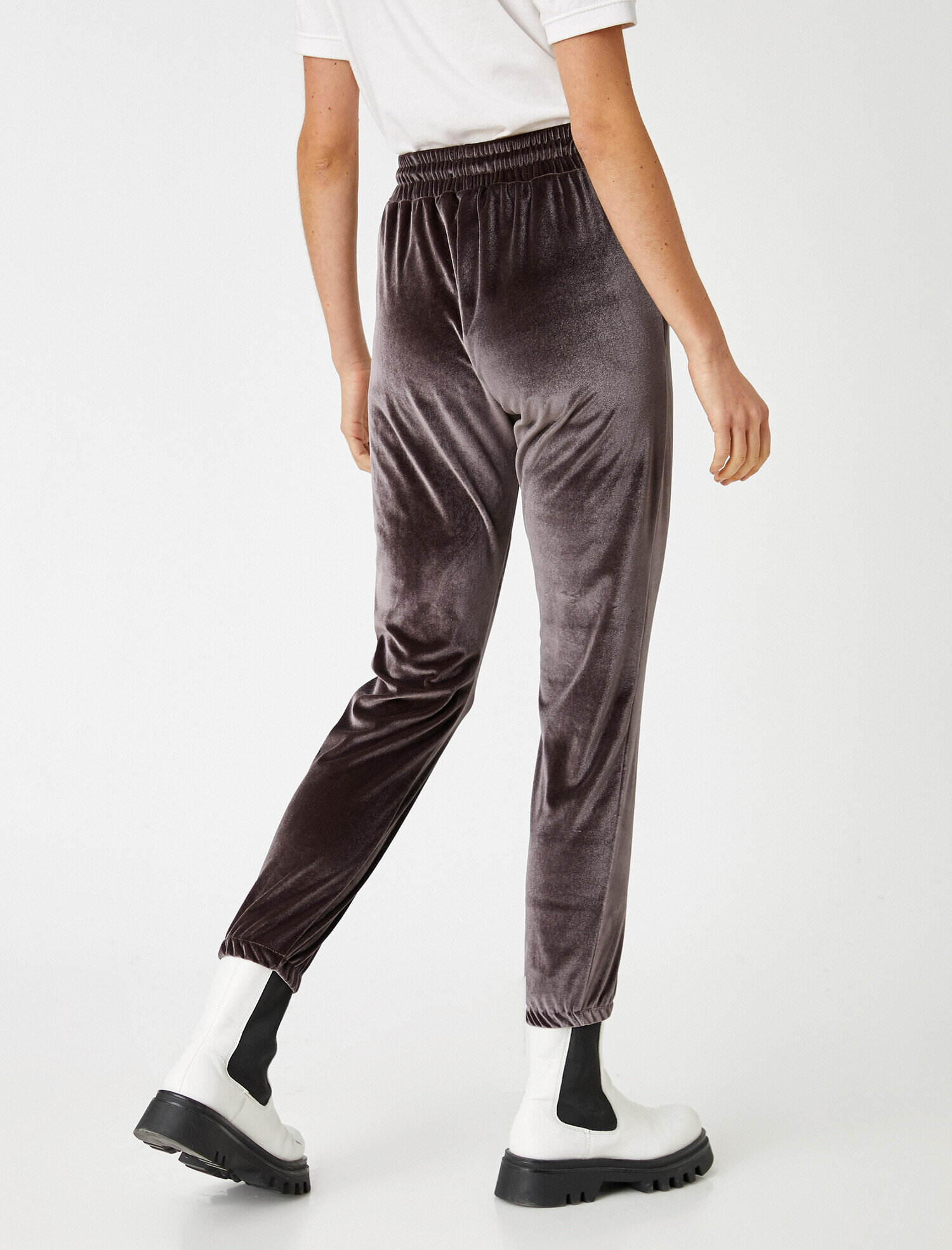   Kadife Eşofman Altı Beli Lastikli