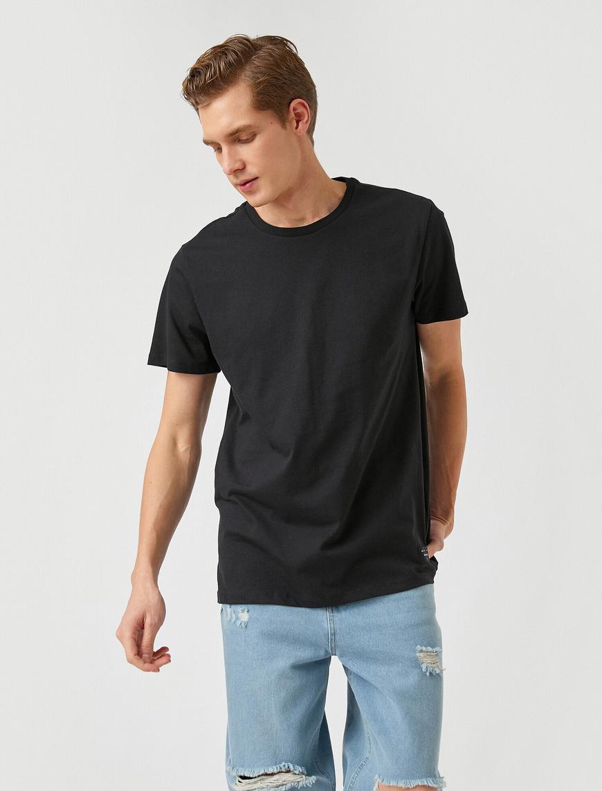   Slim Fit Basic Tişört