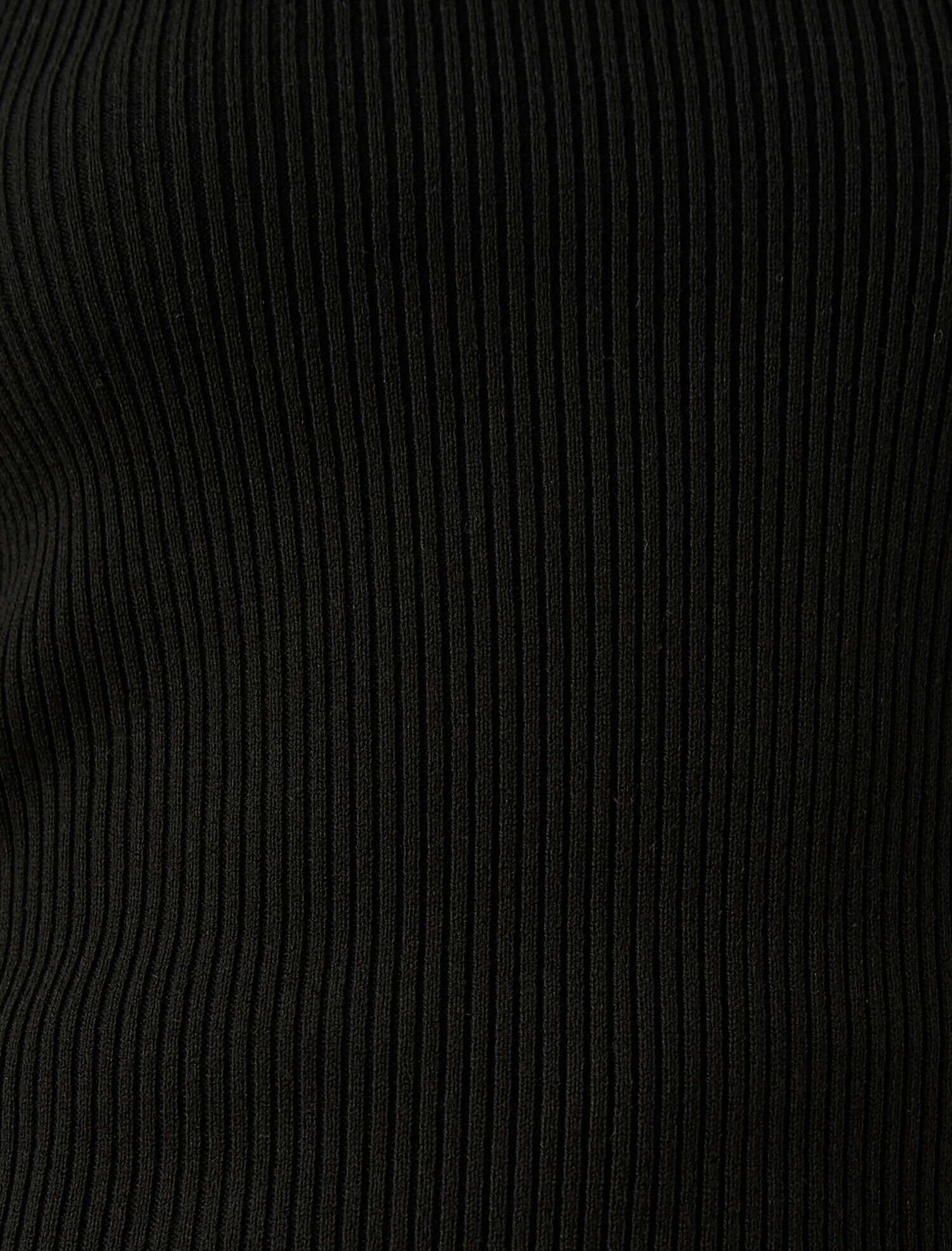   Dik Yaka Kısa Kollu Triko Kazak