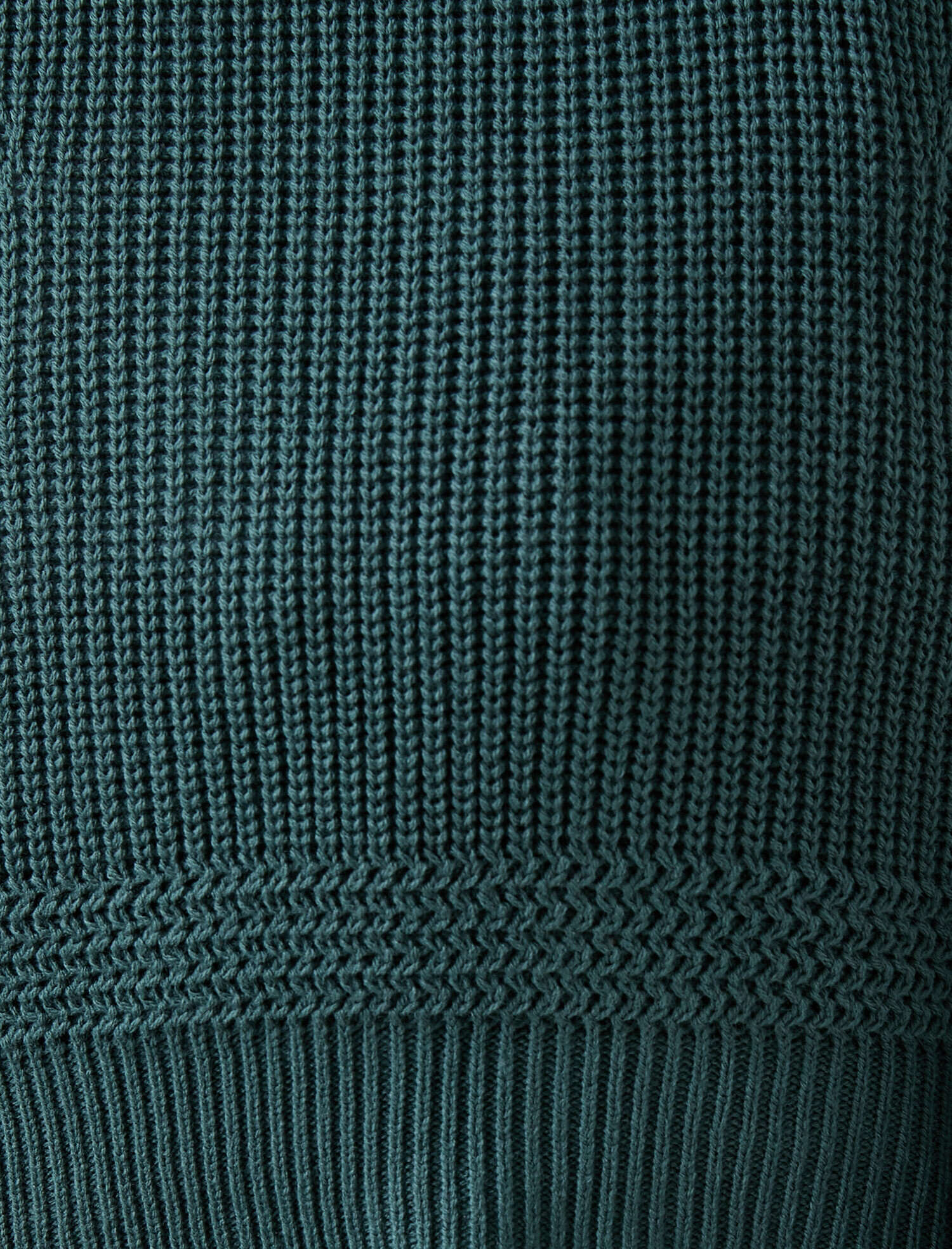   Örgü Detaylı Triko Kazak Uzun Kollu