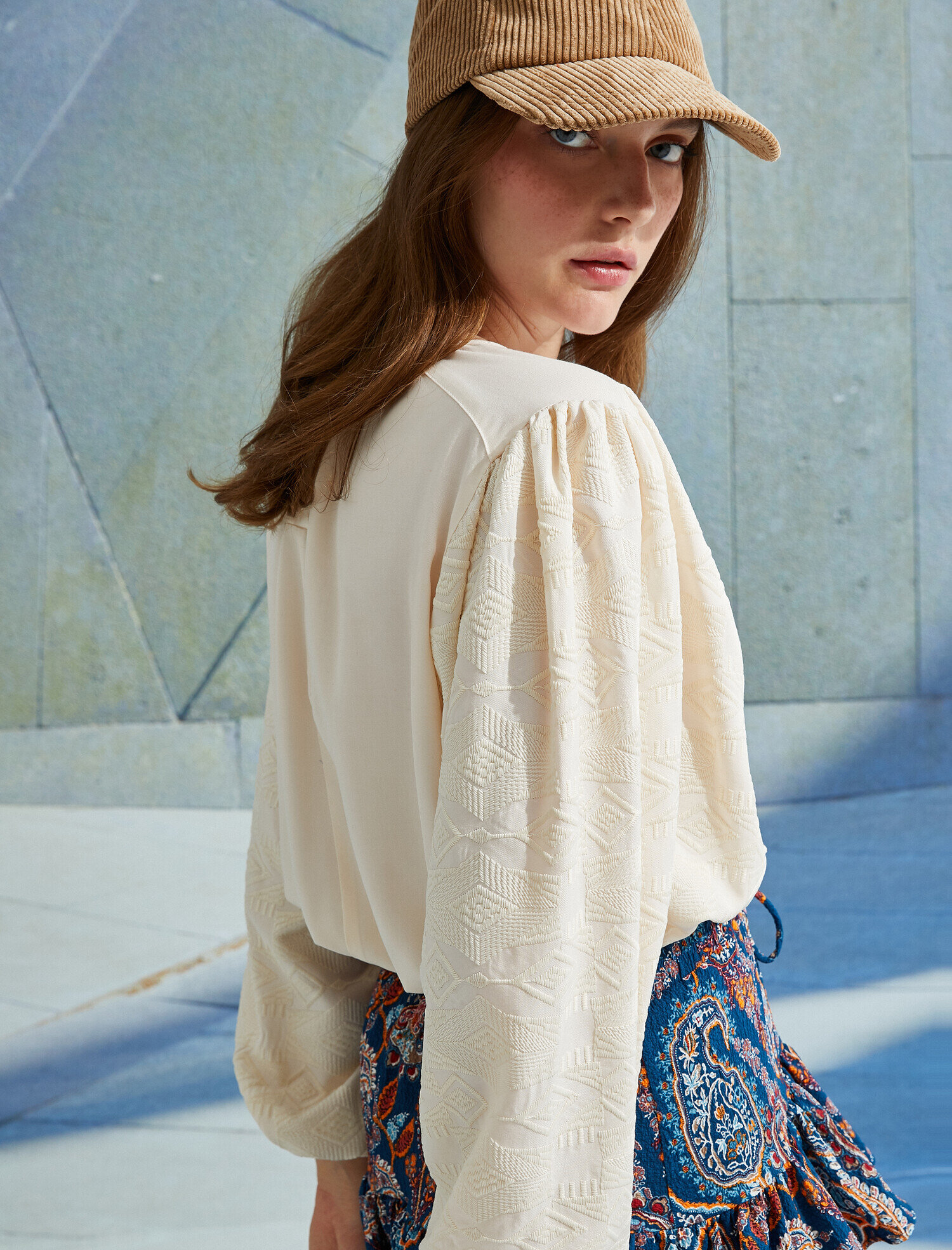   Büzgülü Crop Bluz