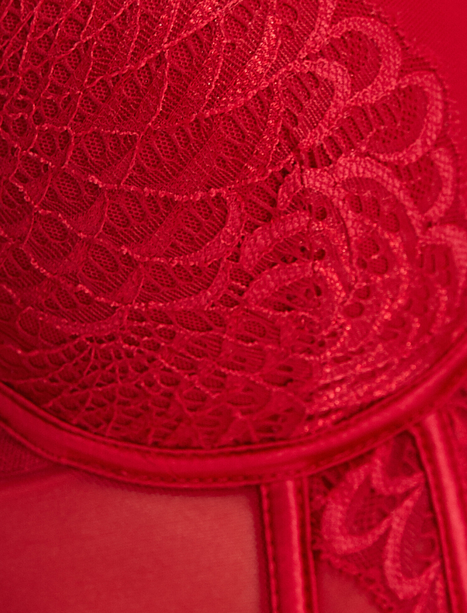 Dantelli Sütyen Dolgusuz Balenli