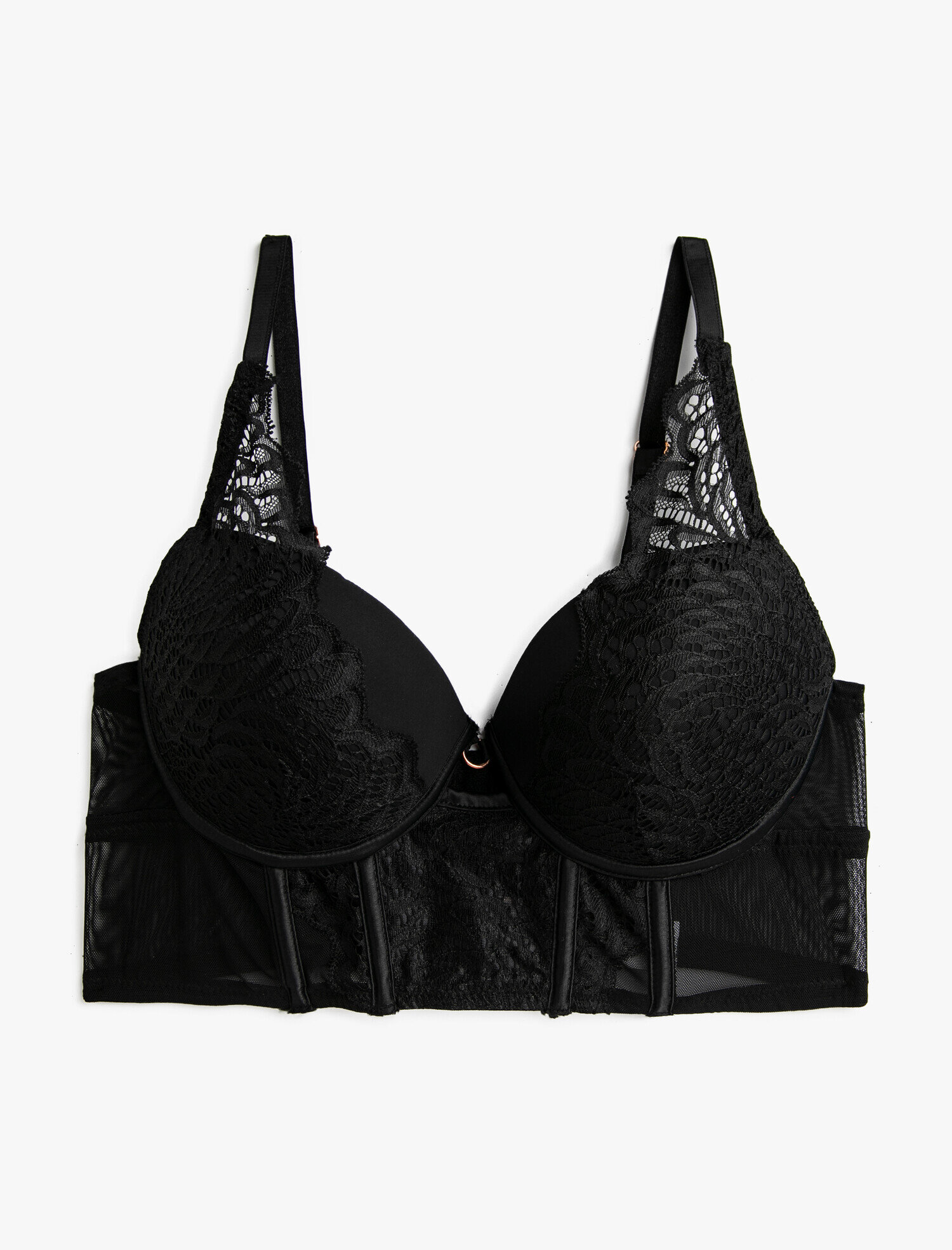   Dantelli Sütyen Dolgusuz Balenli