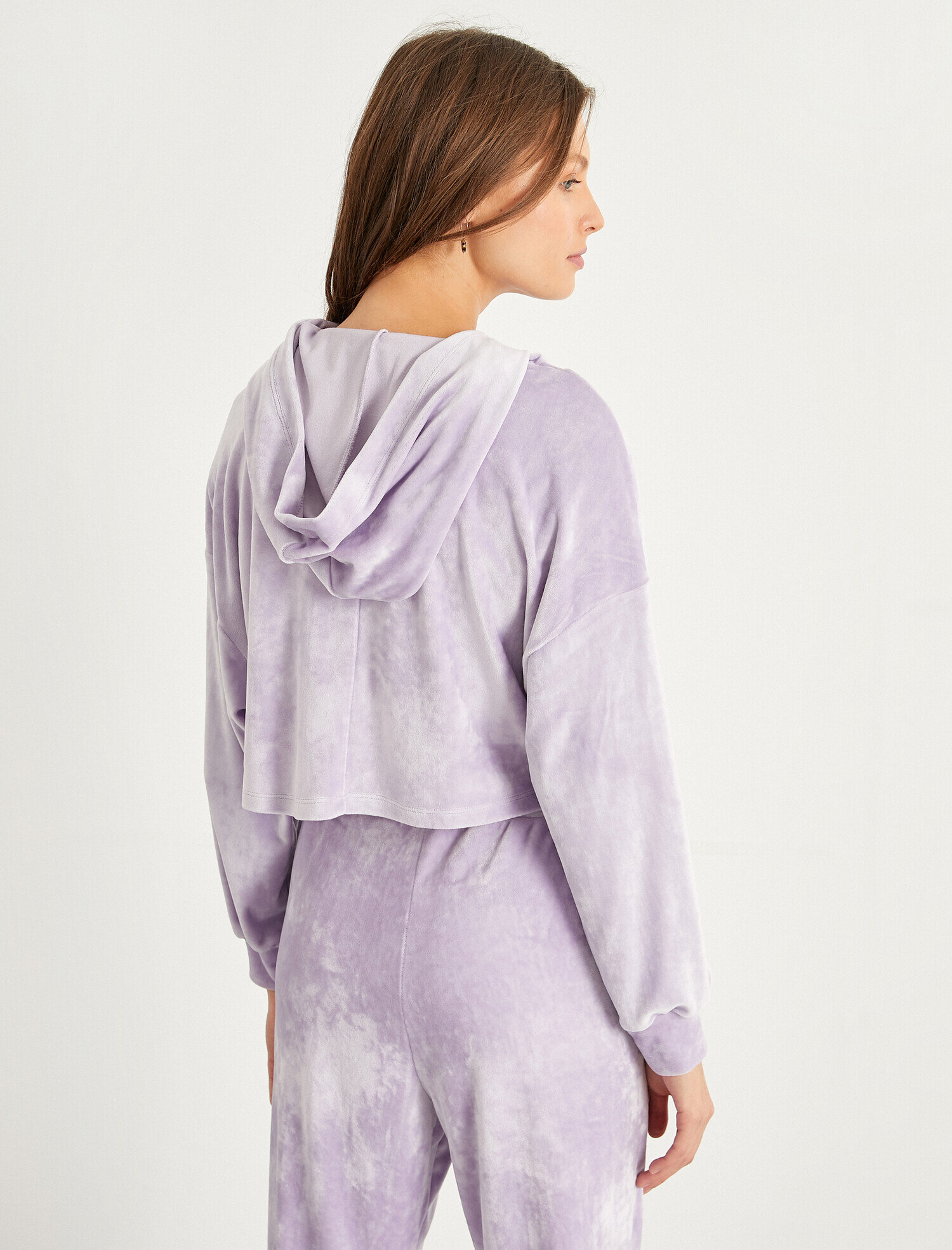   Kapüşonlu Yumoş Pijama Üstü