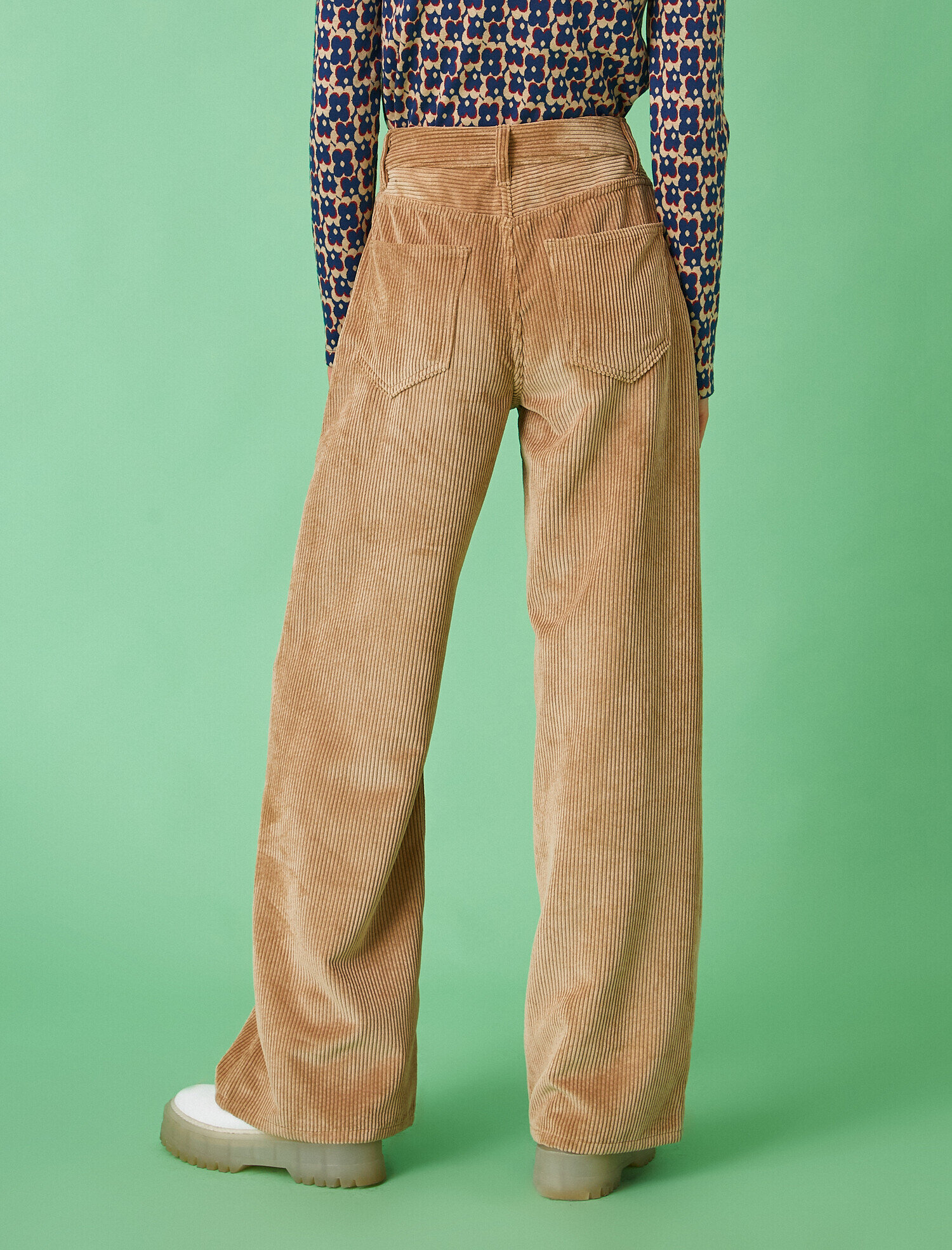   Yüksek Bel Geniş Paça Pantolon