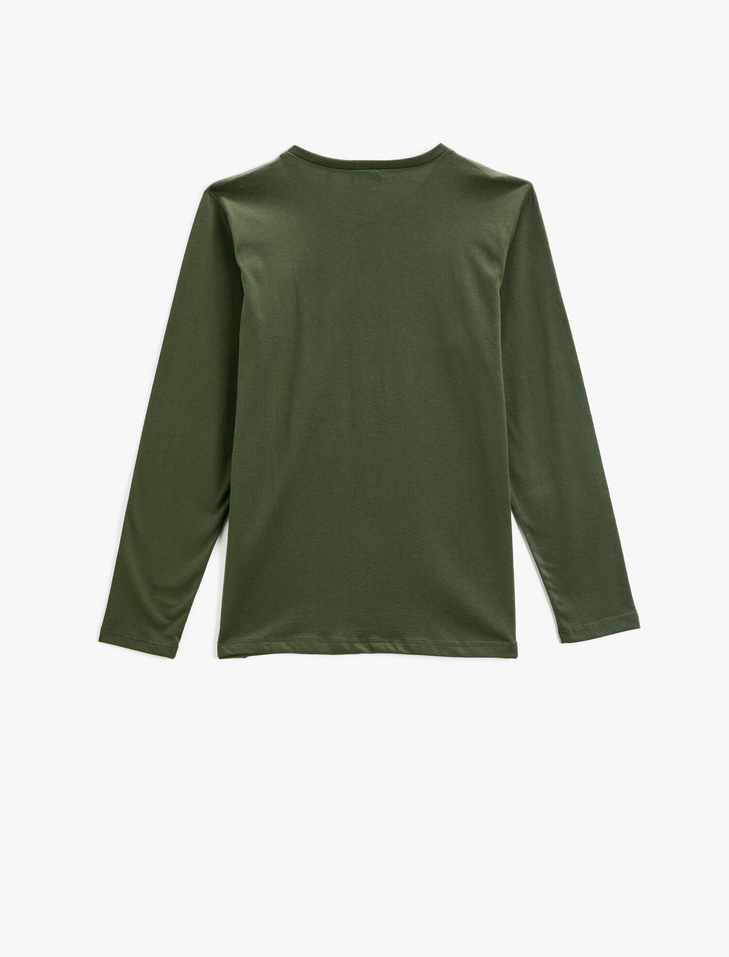  Erkek Çocuk Motosiklet Baskılı Uzun Kollu Tişört Bisiklet Yaka Pamuklu