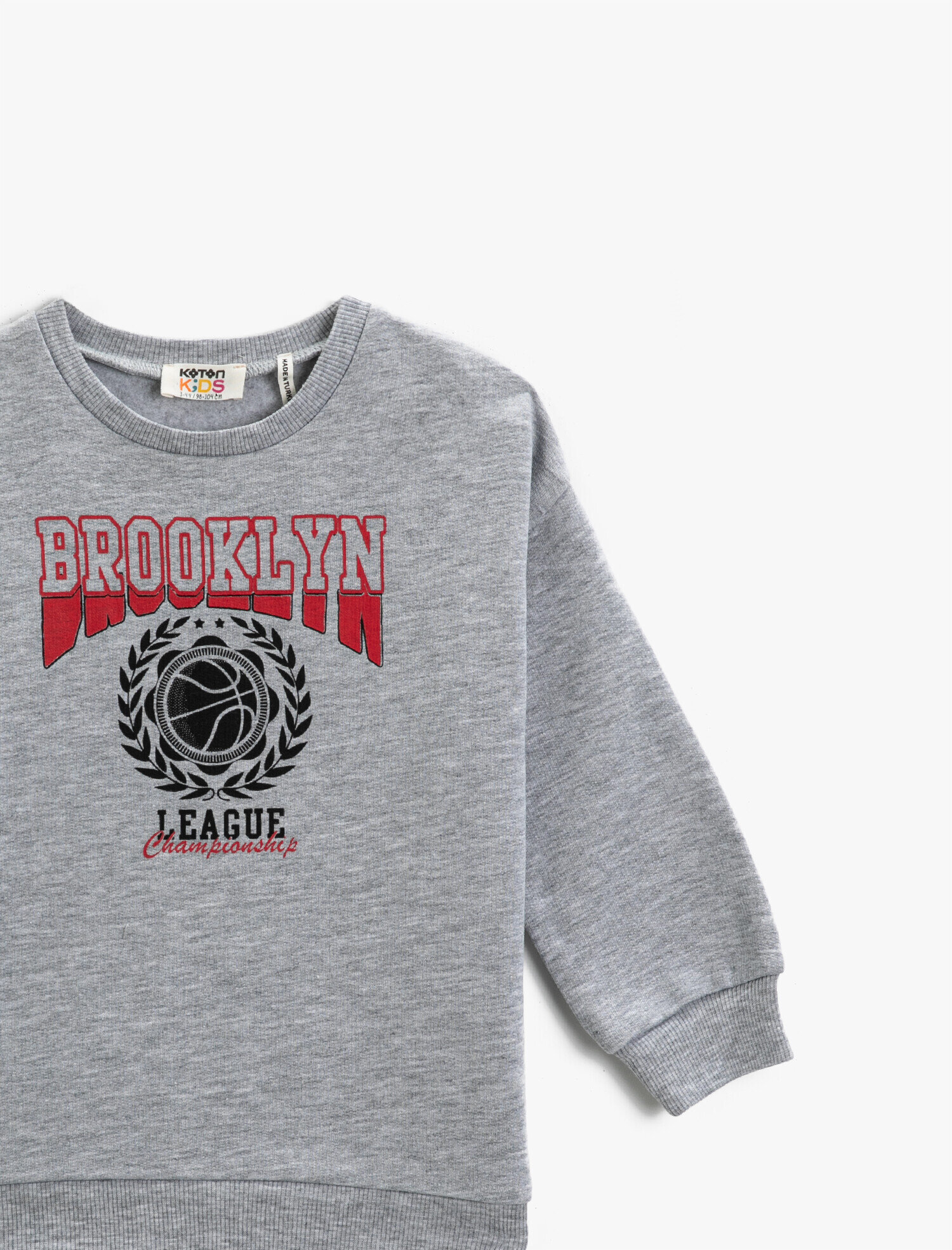  Erkek Çocuk Baskılı Sweatshirt Uzun Kollu