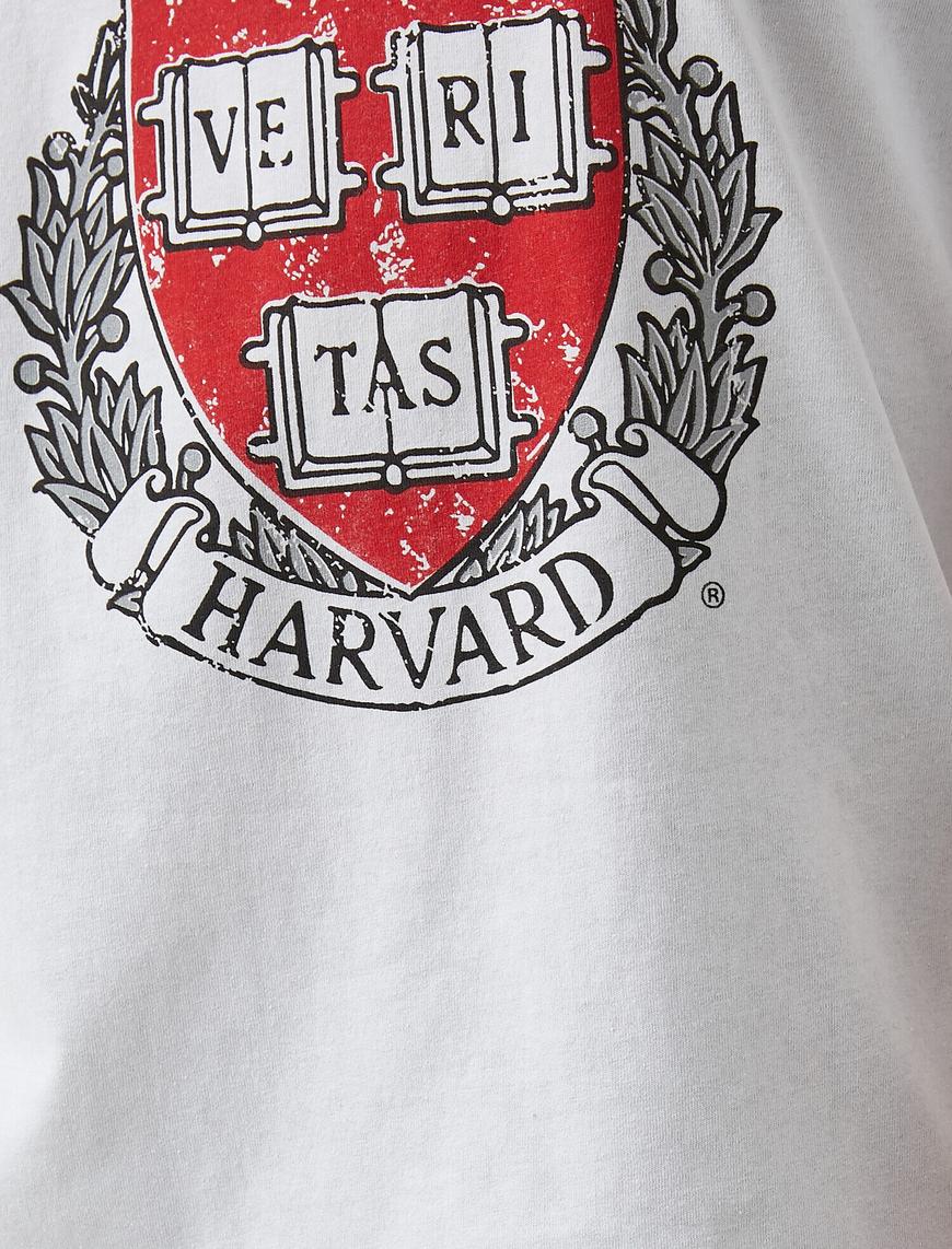   Harvard Baskılı Kısa Kollu Tişört