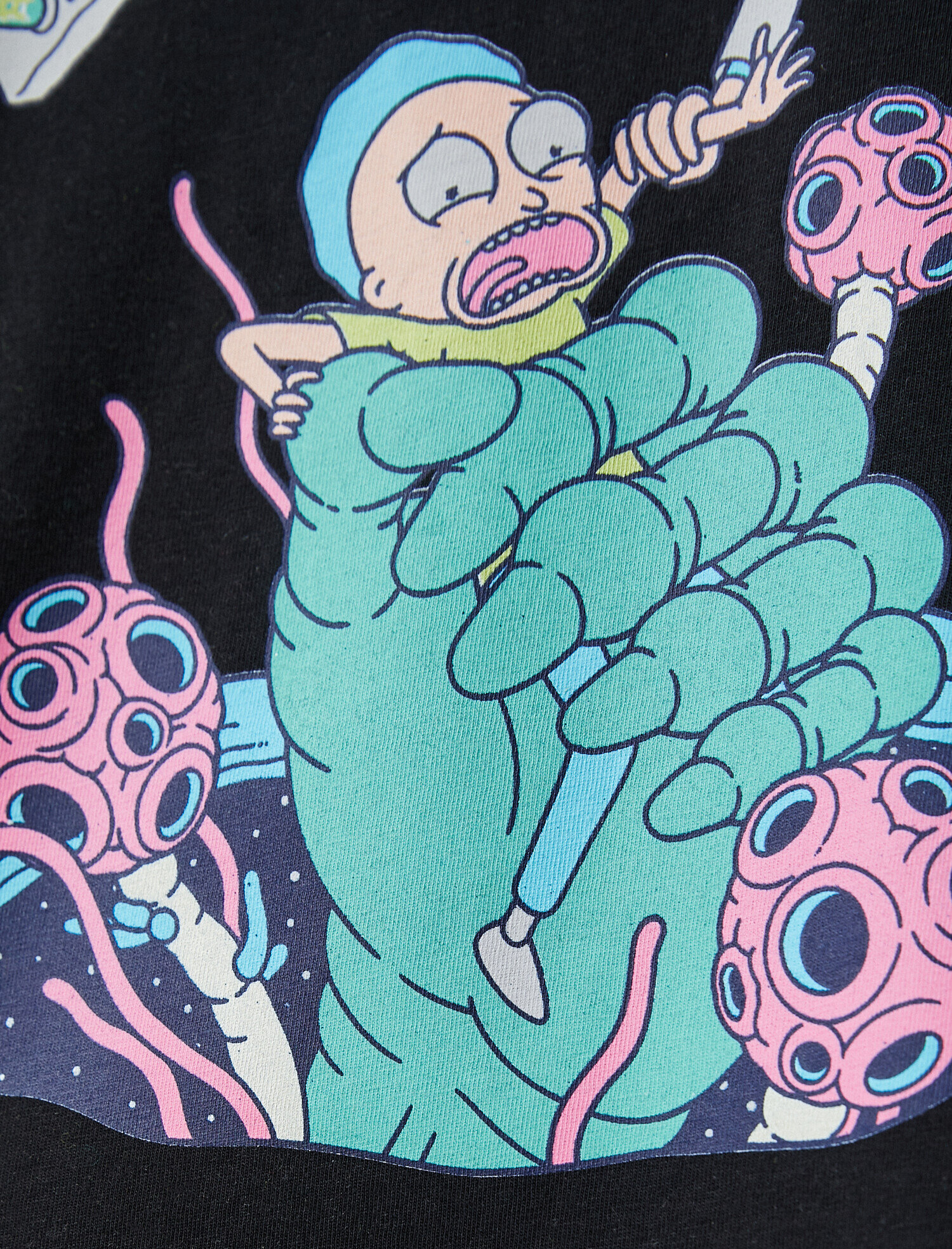   Rick and Morty Lisanslı Baskılı Tişört